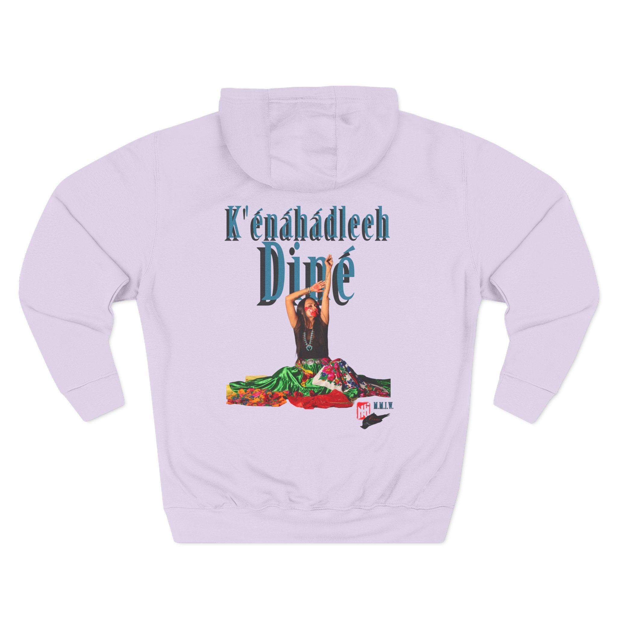 STOP MURDER: Diné - Limited Edition: Nikki- by Nicholas Harvey- Three-Panel Fleece Hoodie, Unique Gift for Artists, Comfortable Casual Wear