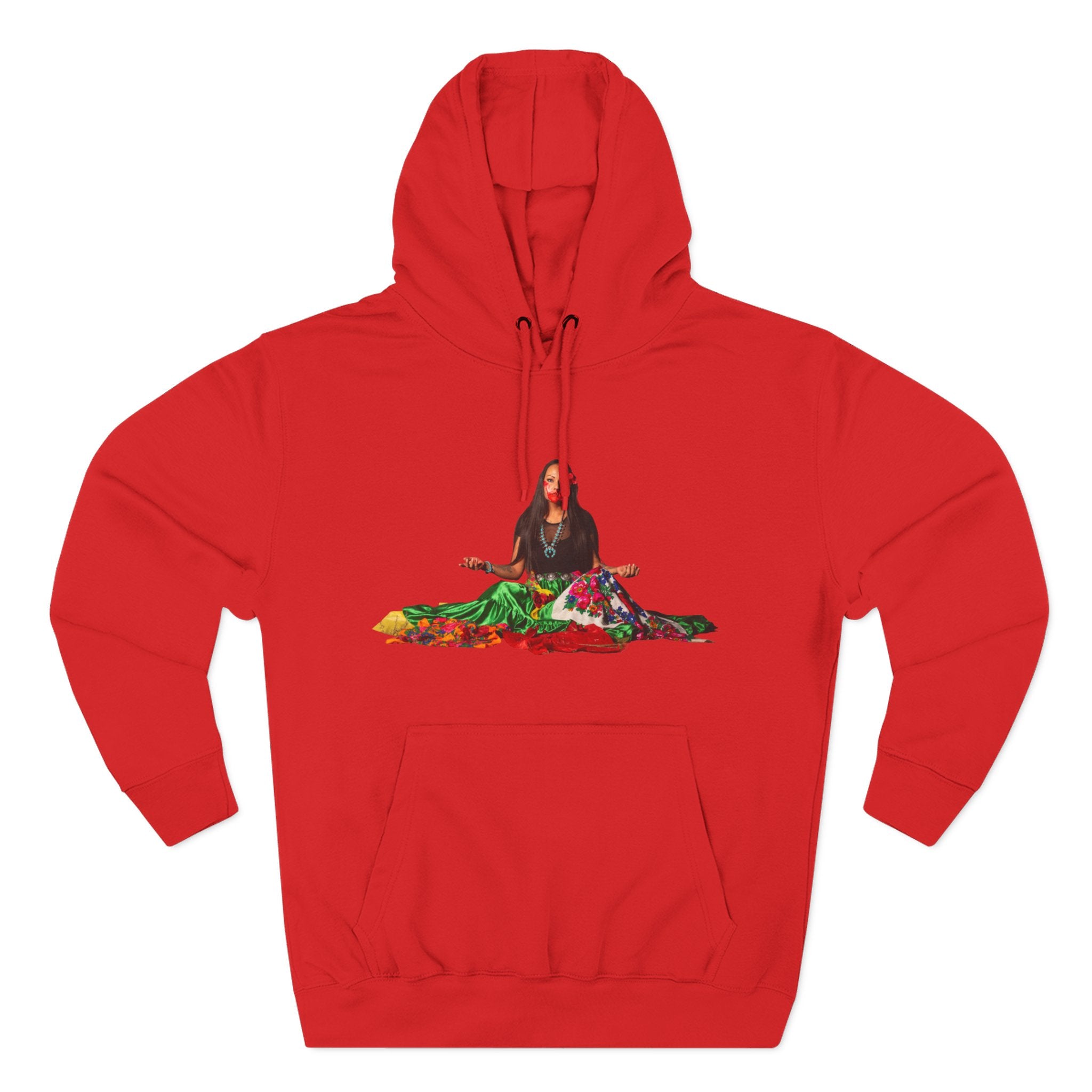 STOP MURDER: Diné - Limited Edition: Nikki- by Nicholas Harvey- Three-Panel Fleece Hoodie, Unique Gift for Artists, Comfortable Casual Wear