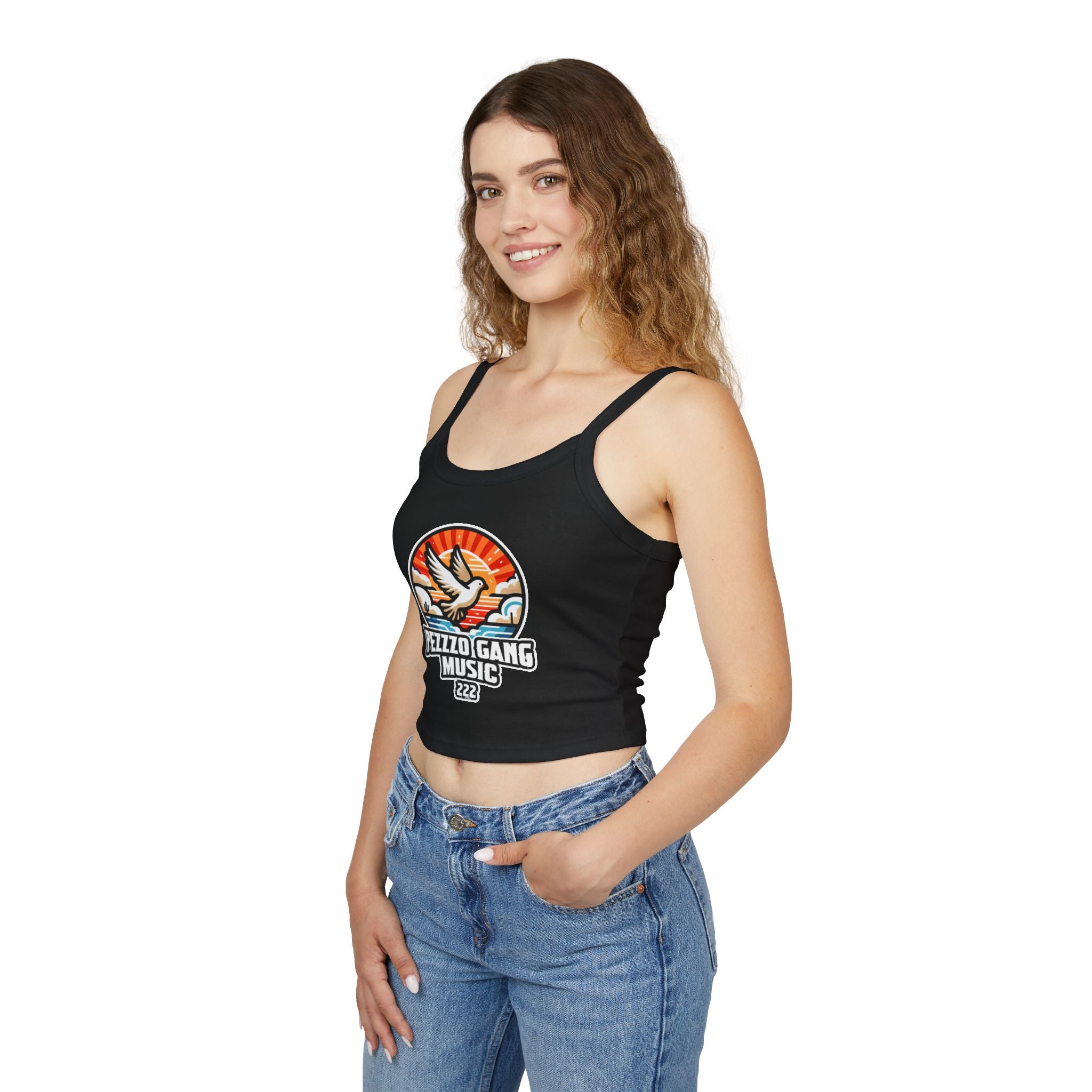 Pezzzo Gang Music Dove Crop Tank