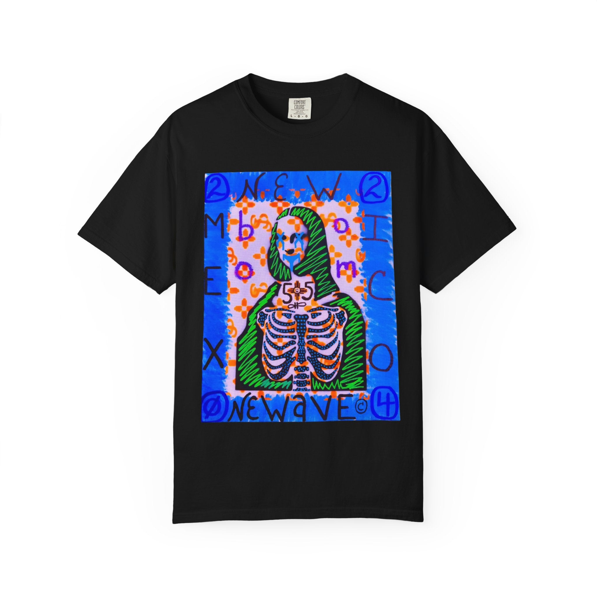Mona Lisa T‑Shirt — Colorful Gothic Art Graphic Tee