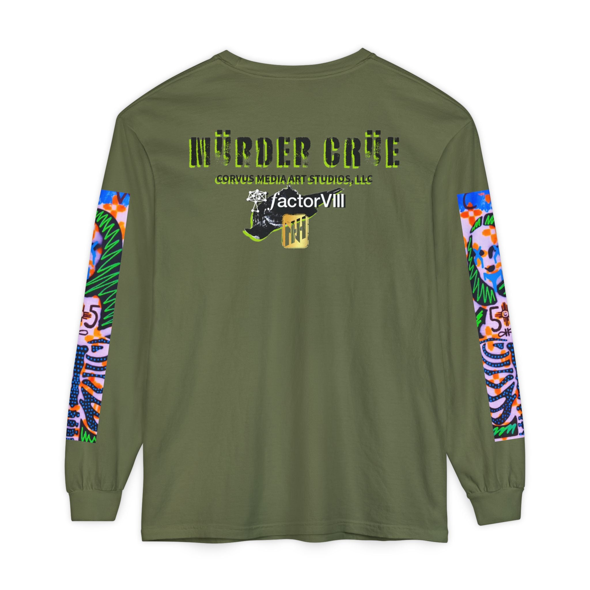 Skeleton Mona Lisa Long Sleeve Tee — 'New Wave' Graphic Shirt