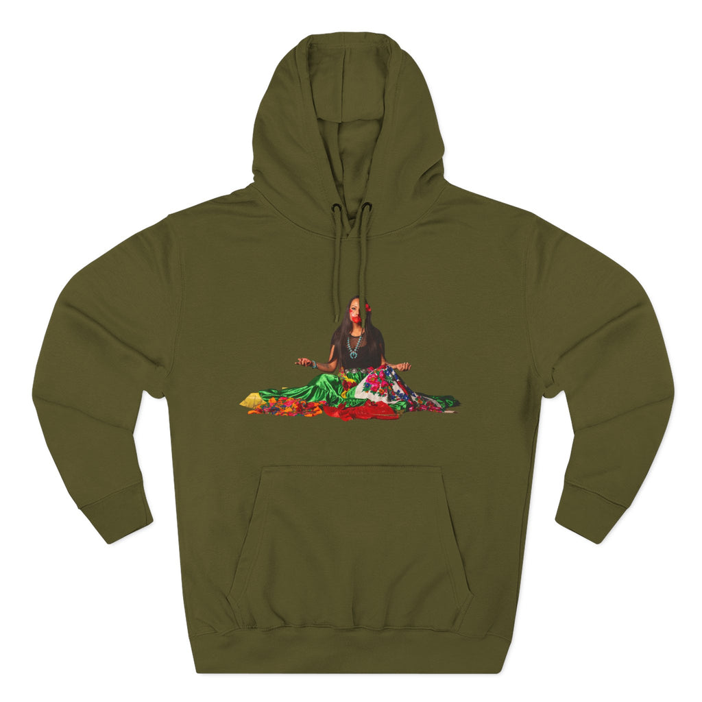 STOP MURDER: Diné - Limited Edition: Nikki- by Nicholas Harvey- Three-Panel Fleece Hoodie, Unique Gift for Artists, Comfortable Casual Wear