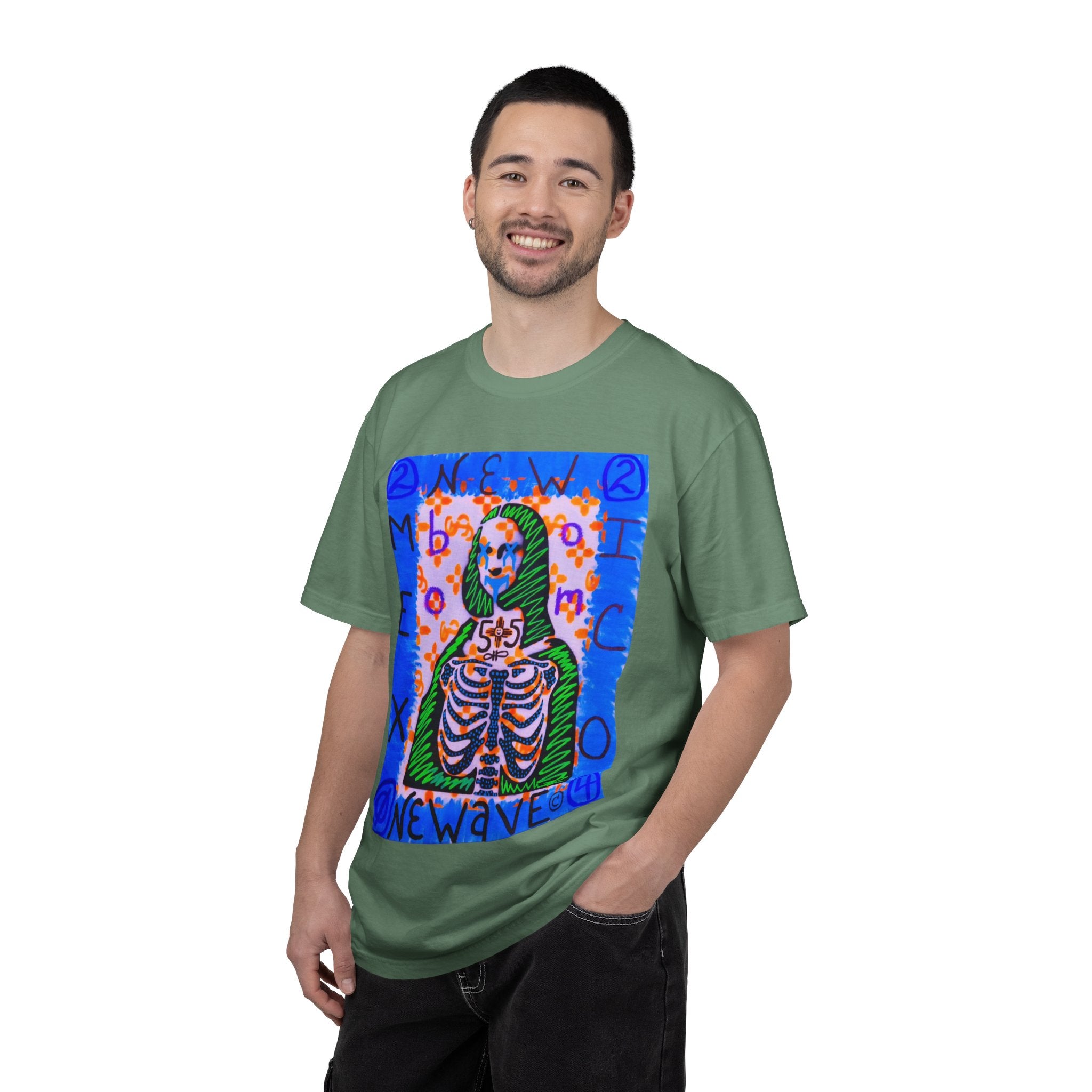 Mona Lisa T‑Shirt — Colorful Gothic Art Graphic Tee