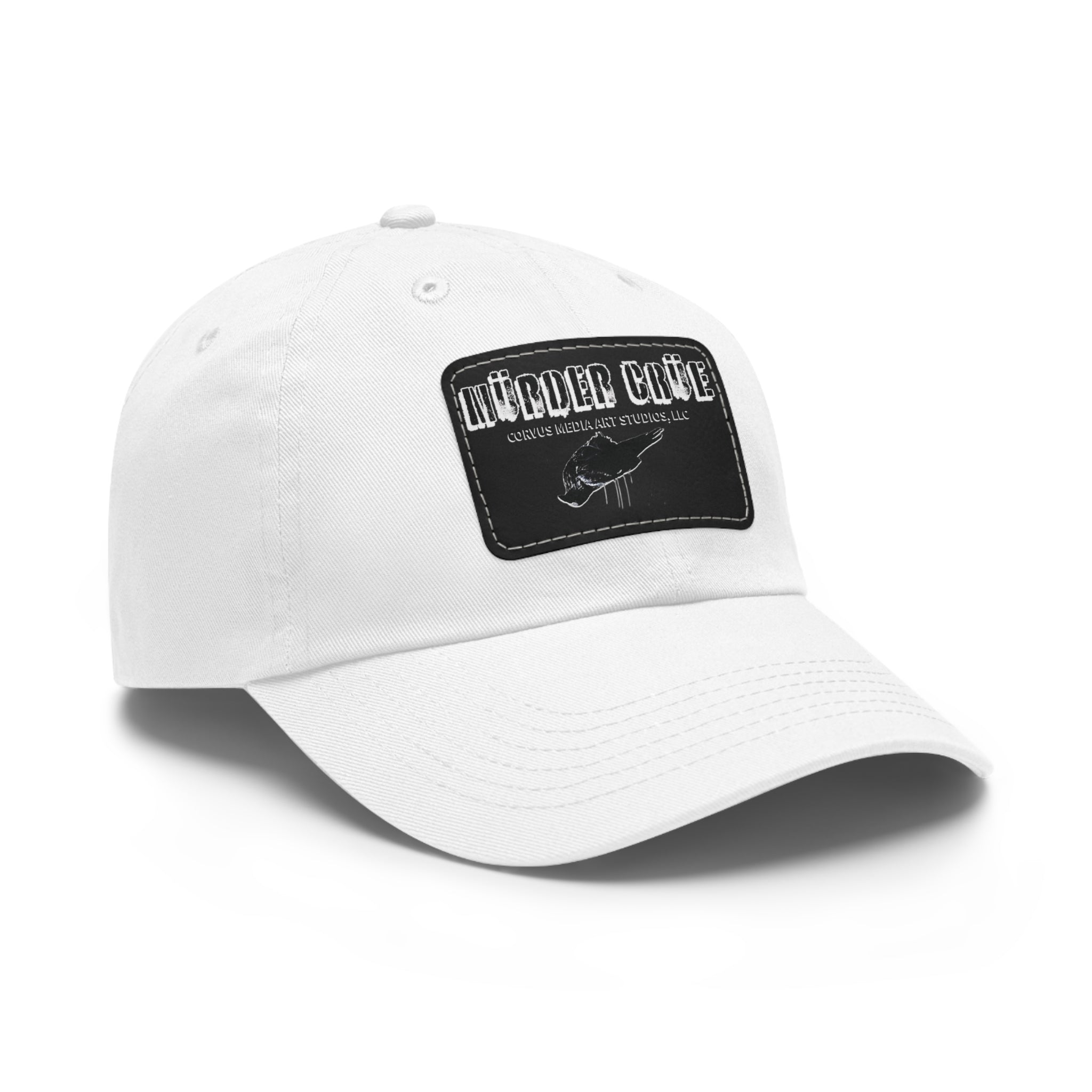 Mürder Crüe by Corvus- Dad Hat with Leather Patch - Perfect for Outdoor Adventures, Birthdays, and Everyday Wear, Casual Hat, Unique Gift, [...]