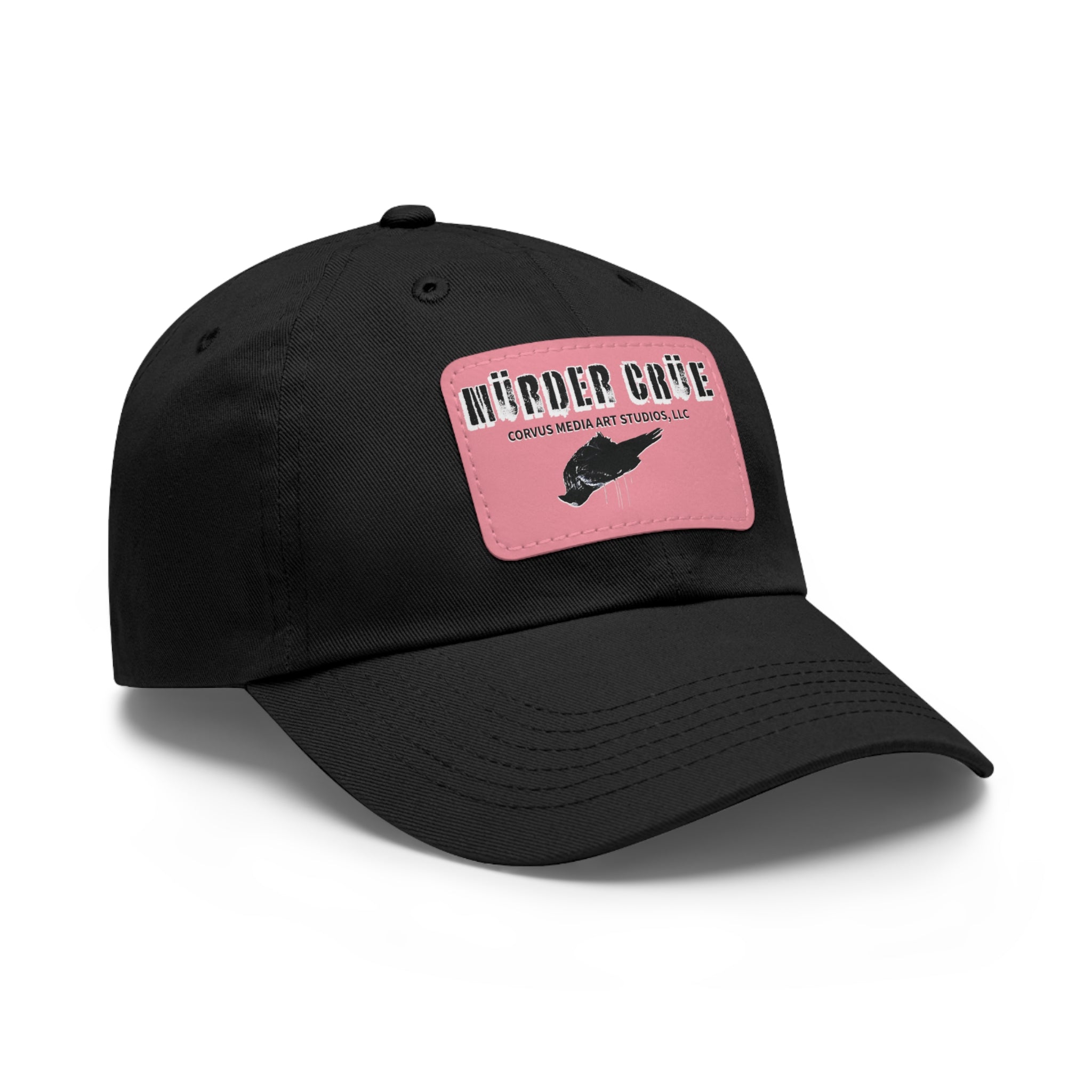 Mürder Crüe by Corvus- Dad Hat with Leather Patch - Perfect for Outdoor Adventures, Birthdays, and Everyday Wear, Casual Hat, Unique Gift, [...]