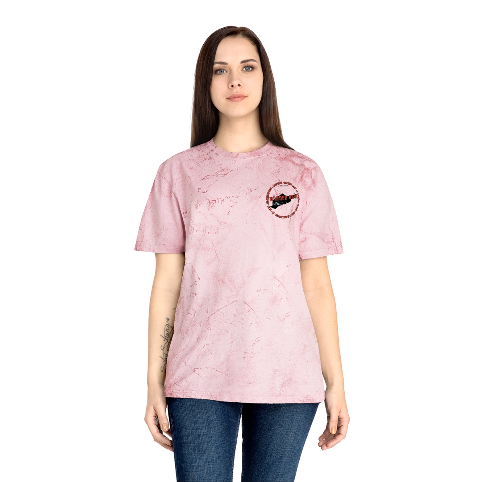 Mürder Crüe by Corvus- Color Blast Unisex T-Shirt, Artistic Tee, Unique Casual Wear, Creative Expression Apparel