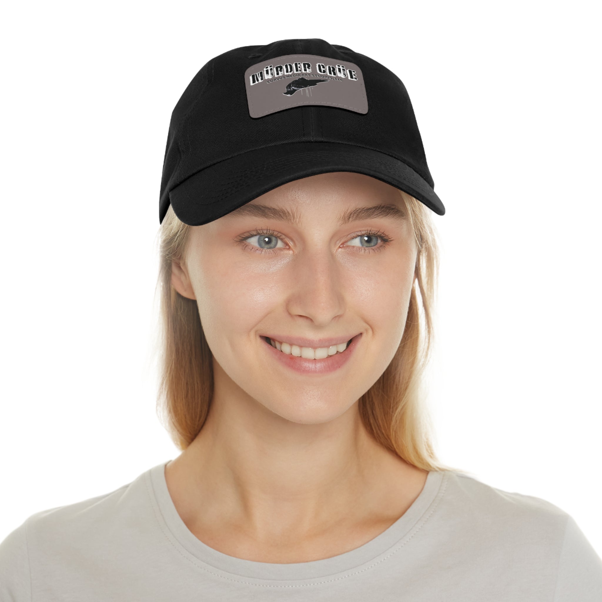 Mürder Crüe by Corvus- Dad Hat with Leather Patch - Perfect for Outdoor Adventures, Birthdays, and Everyday Wear, Casual Hat, Unique Gift, [...]