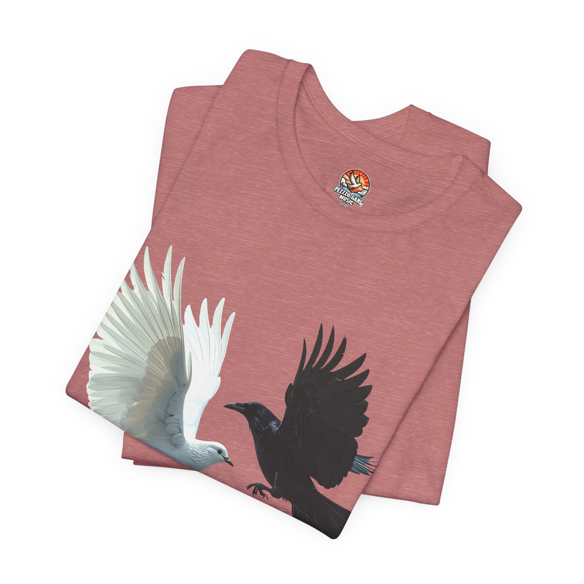 Pezzzo Gang & Mürder Crüe Crow Dove Collaboration Unisex Jersey Short Sleeve Tee