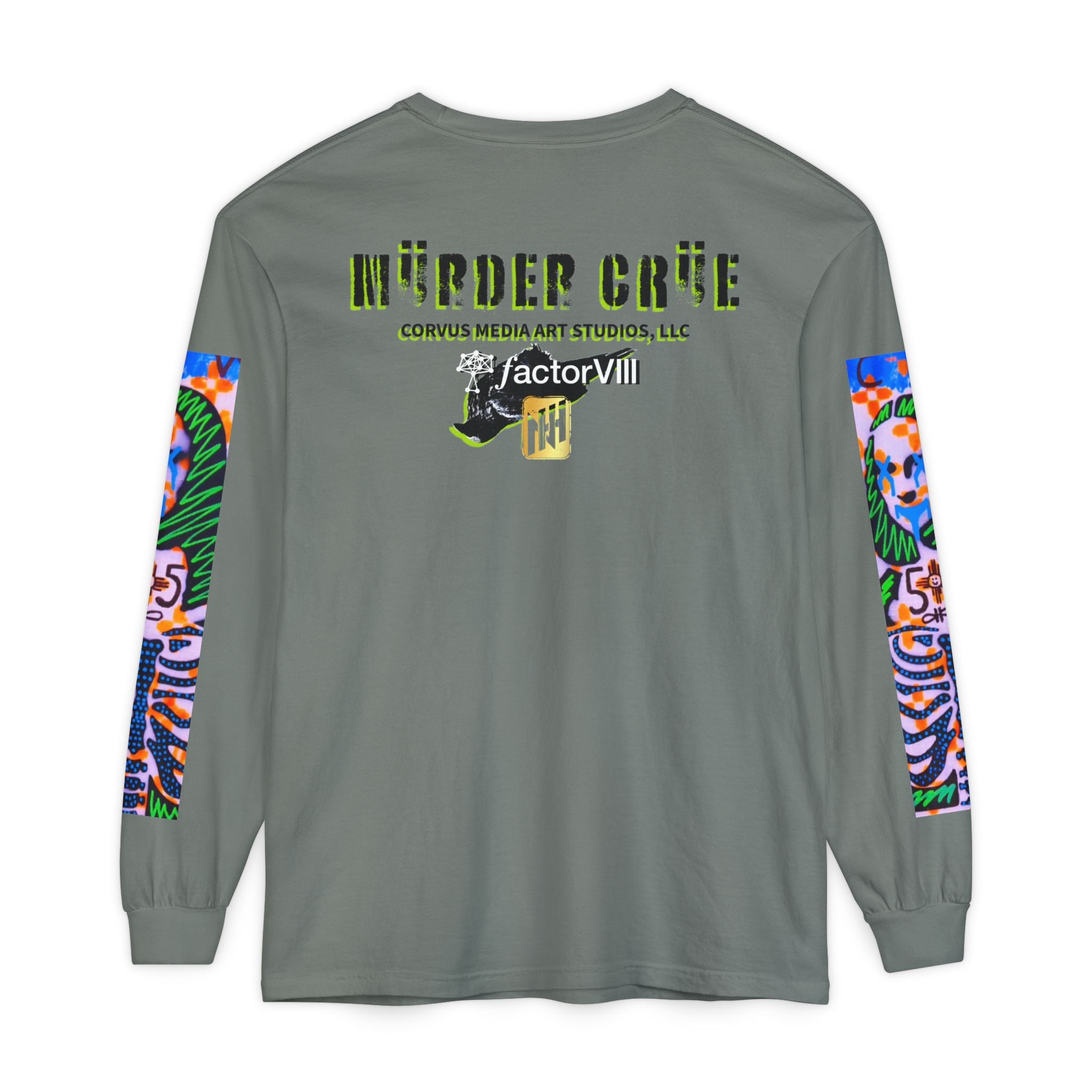 Skeleton Mona Lisa Long Sleeve Tee — 'New Wave' Graphic Shirt