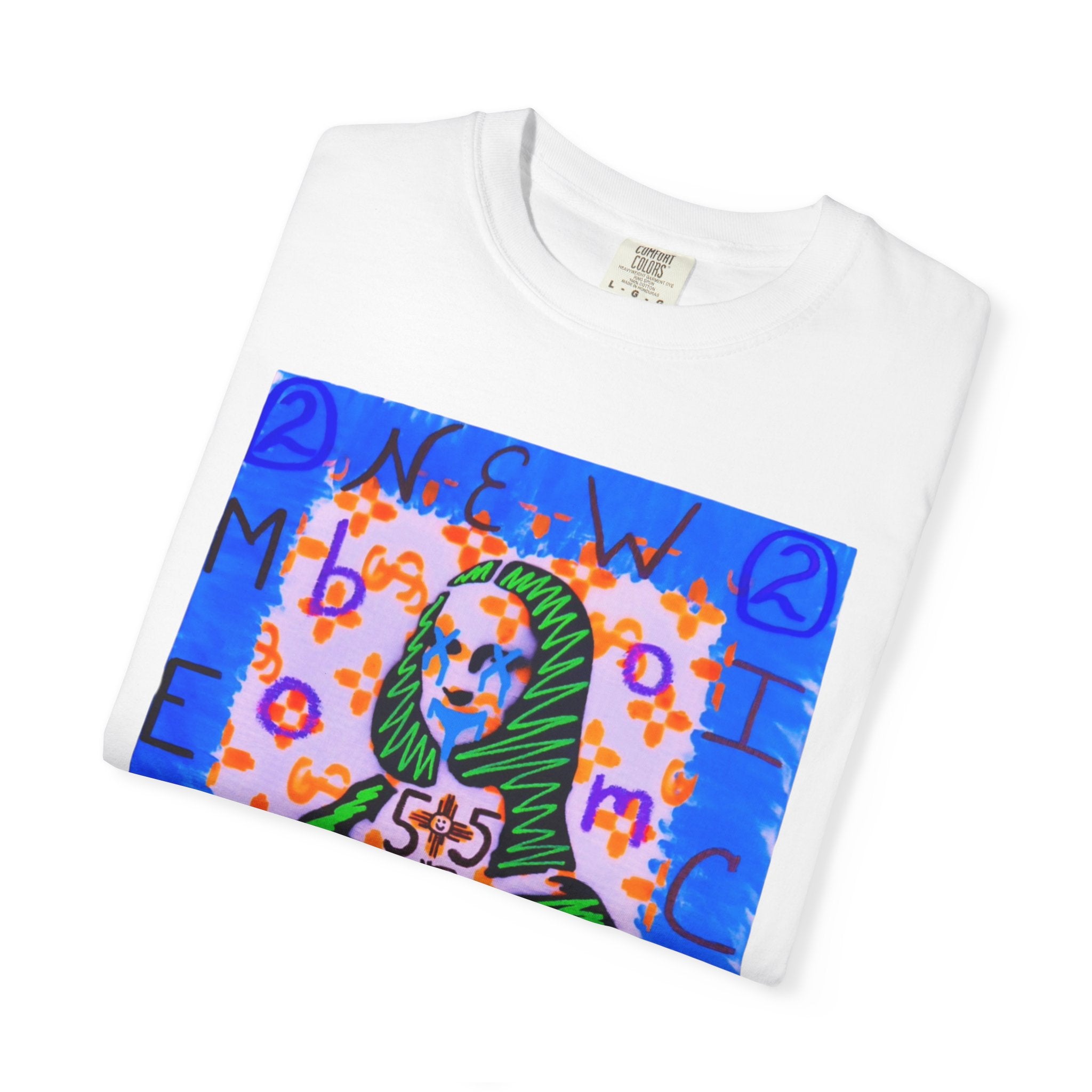 Mona Lisa T‑Shirt — Colorful Gothic Art Graphic Tee
