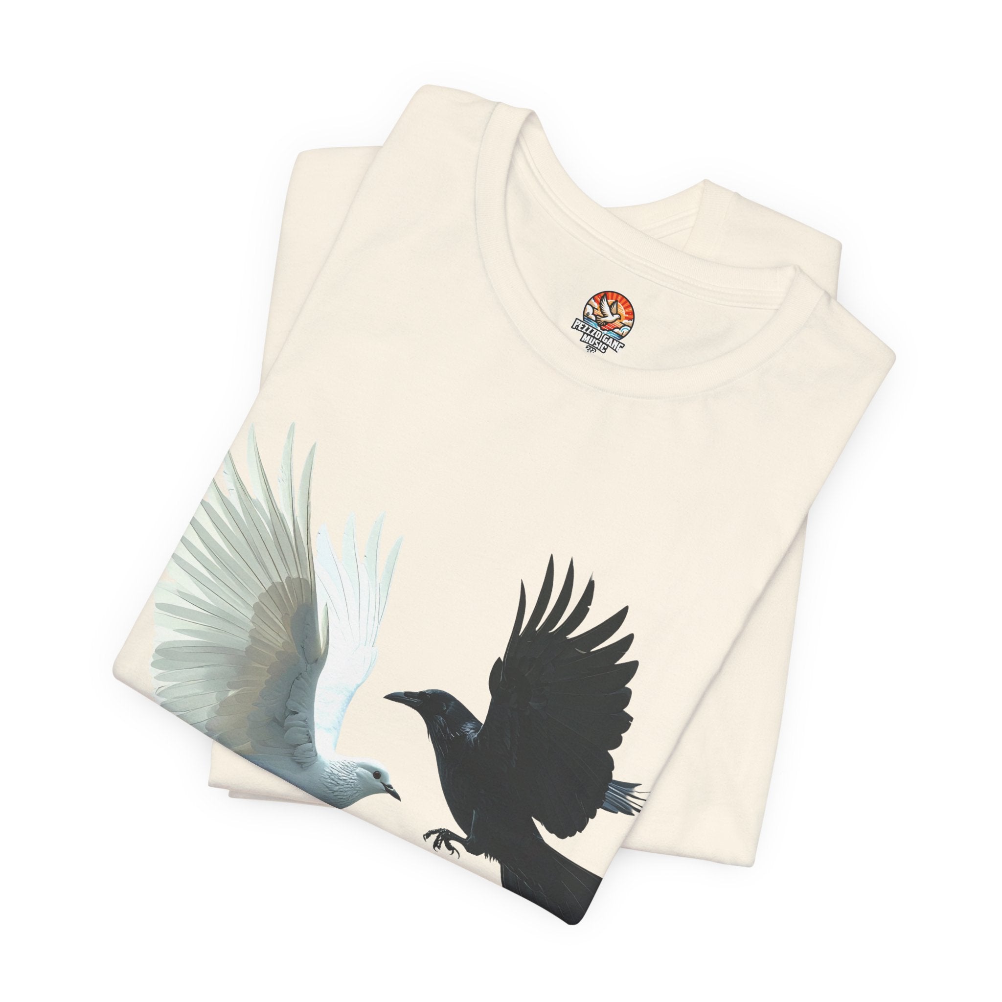 Pezzzo Gang & Mürder Crüe Crow Dove Collaboration Unisex Jersey Short Sleeve Tee