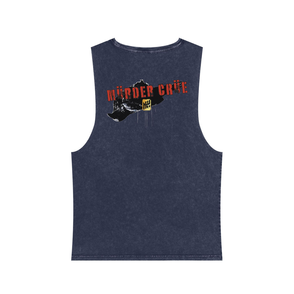 Came For The Tea by Nicholas Harvey-Stonewash Graphic Tank Top, Relaxed Summer Casual, Perfect for Music Festivals, Graphic Apparel for Men and Women, Streetwear