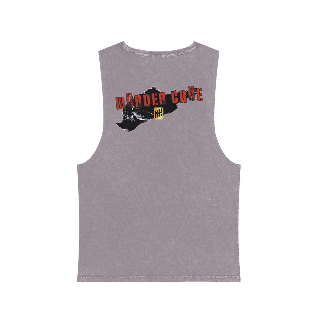 Came For The Tea by Nicholas Harvey-Stonewash Graphic Tank Top, Relaxed Summer Casual, Perfect for Music Festivals, Graphic Apparel for Men and Women, Streetwear