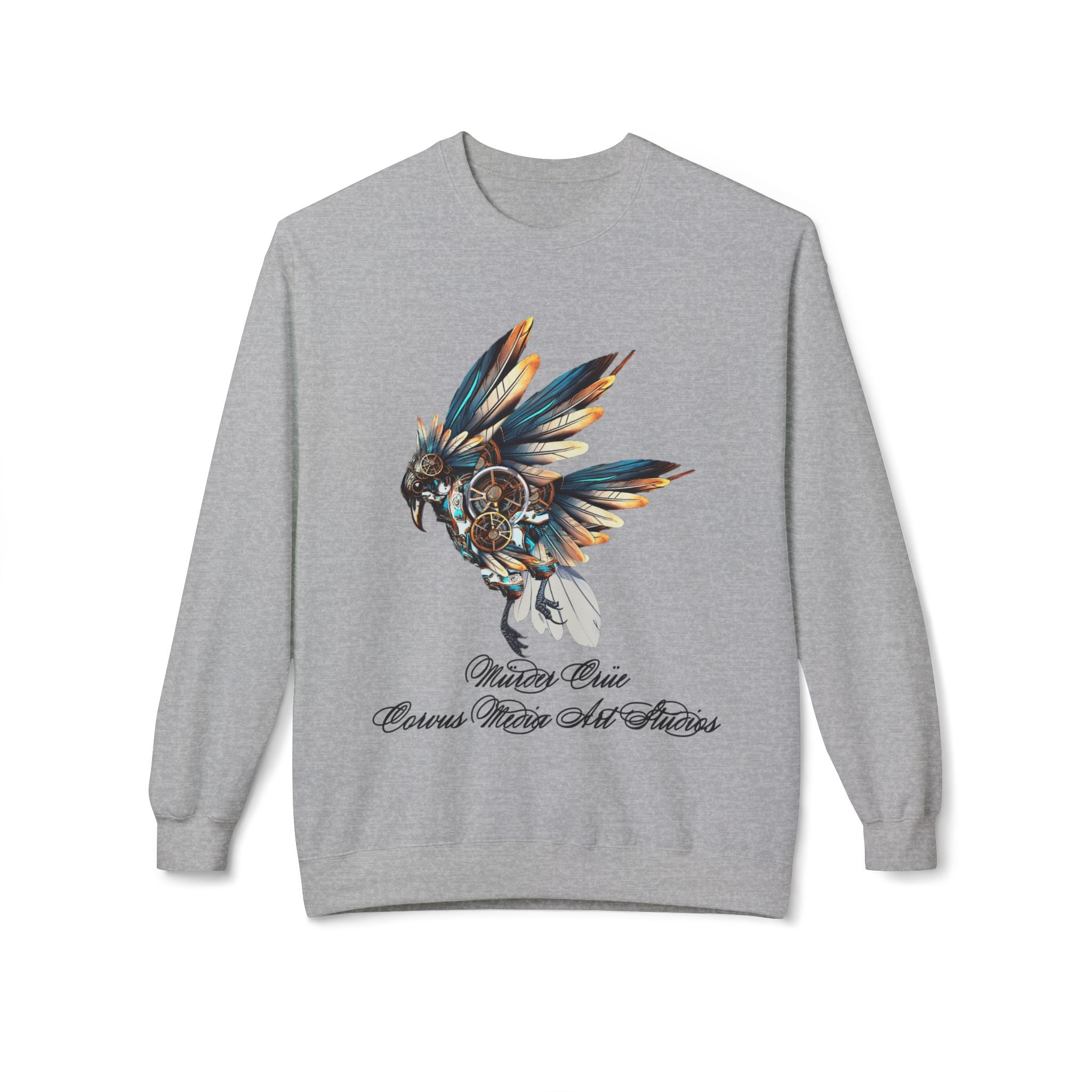 Native Dreamcatcher Eagle Crewneck Sweatshirt – 'Protect Our Cousins, Watch Our Futures'