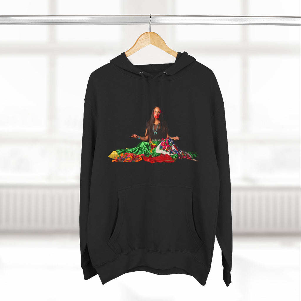 STOP MURDER: Diné - Limited Edition: Nikki- by Nicholas Harvey- Three-Panel Fleece Hoodie, Unique Gift for Artists, Comfortable Casual Wear