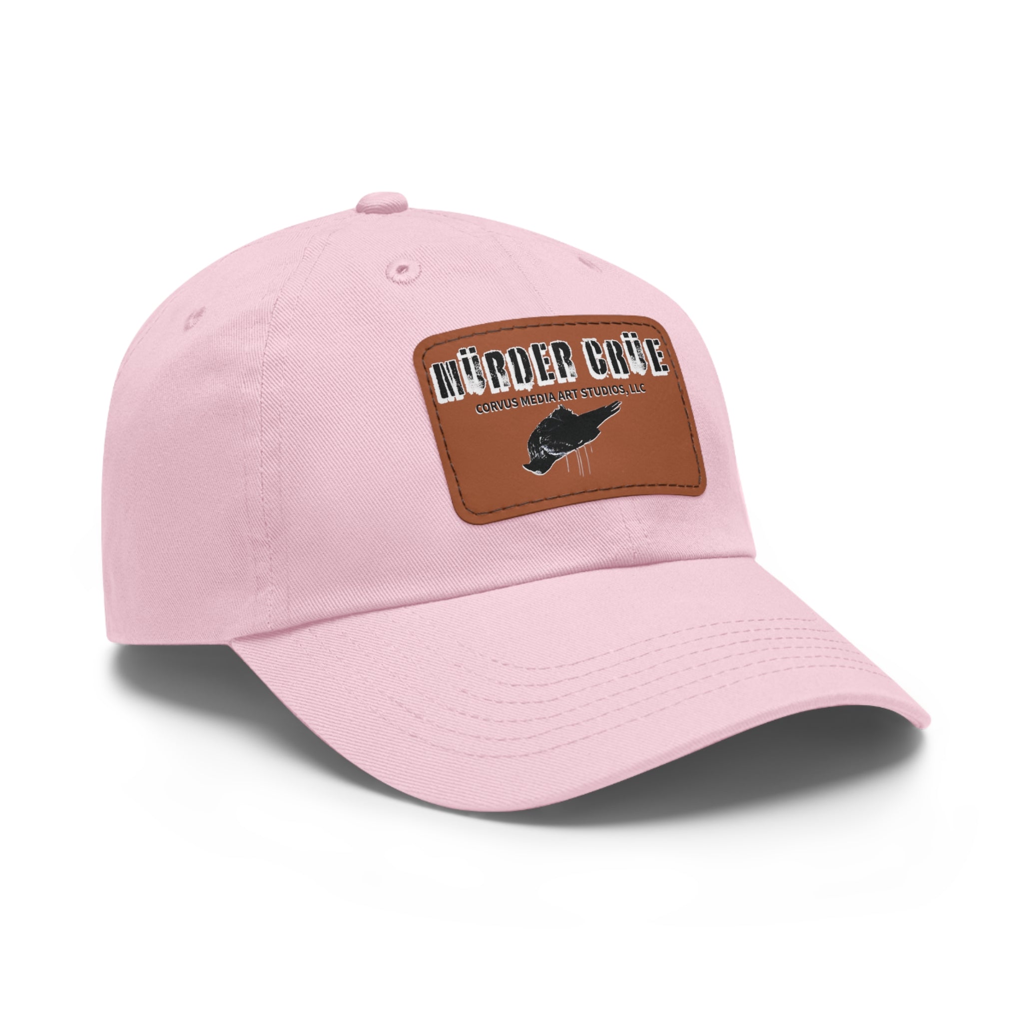 Mürder Crüe by Corvus- Dad Hat with Leather Patch - Perfect for Outdoor Adventures, Birthdays, and Everyday Wear, Casual Hat, Unique Gift, [...]