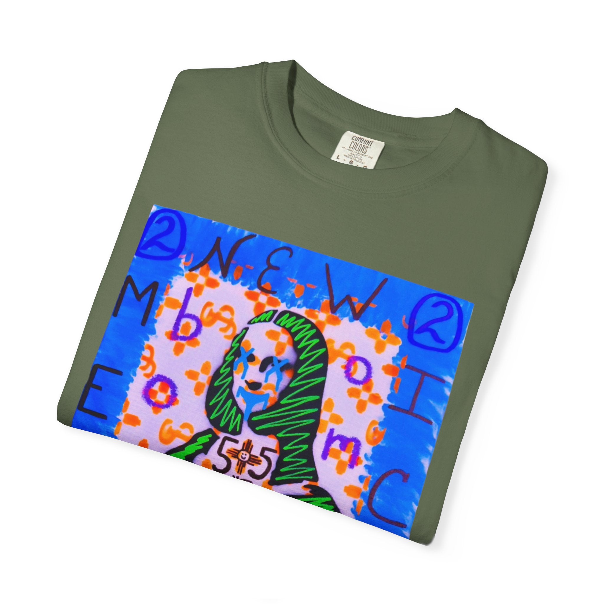 Mona Lisa T‑Shirt — Colorful Gothic Art Graphic Tee