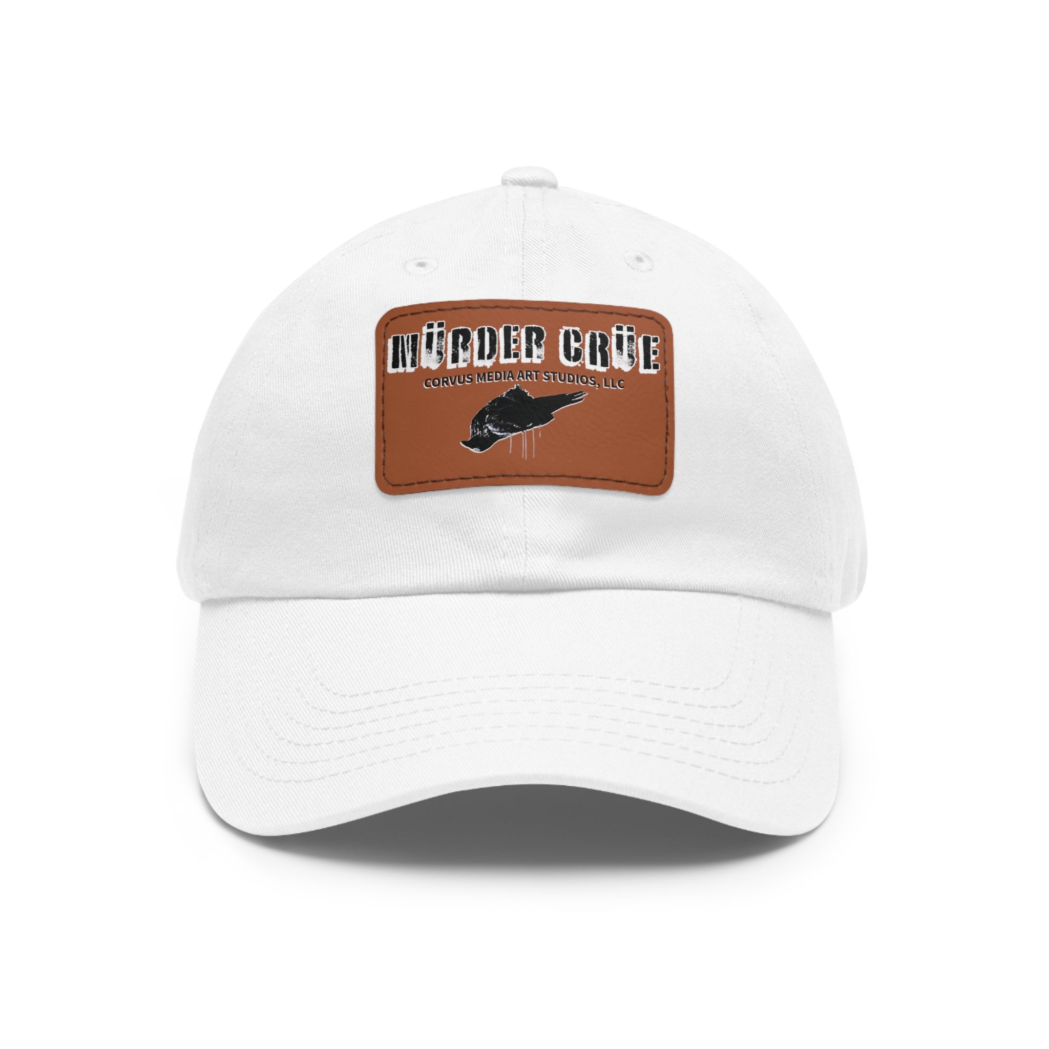 Mürder Crüe by Corvus- Dad Hat with Leather Patch - Perfect for Outdoor Adventures, Birthdays, and Everyday Wear, Casual Hat, Unique Gift, [...]