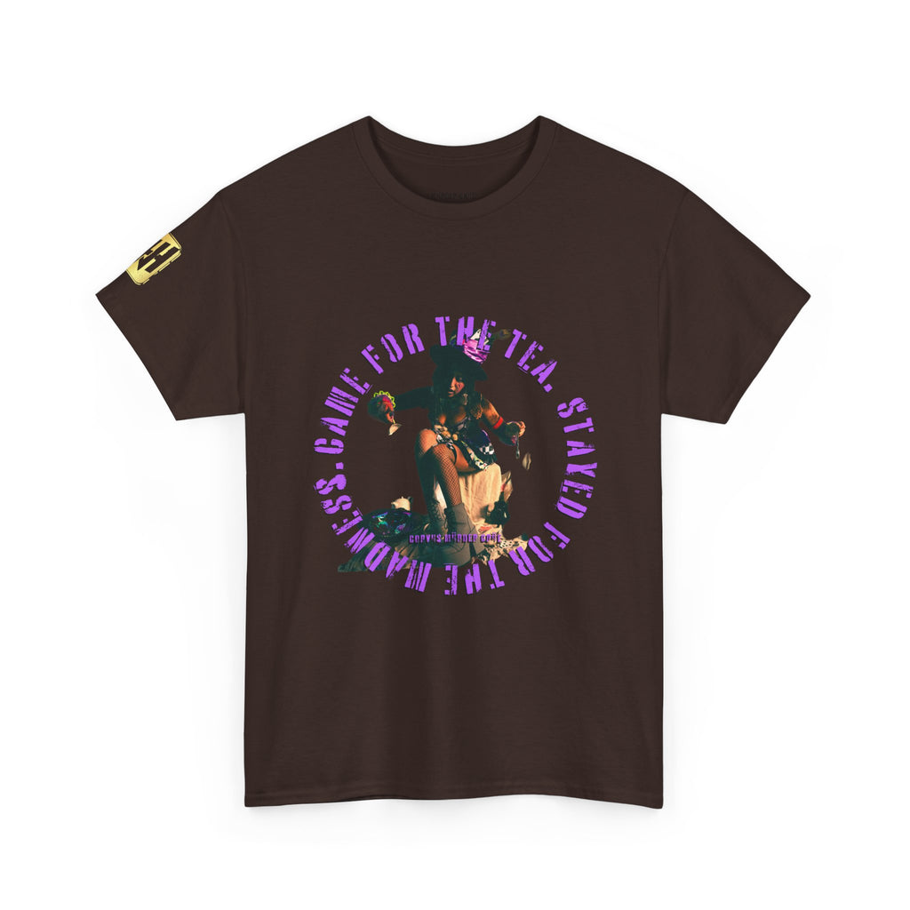 Came For The Tea by Nicholas Harvey- Featuring Veil of The Fae- Unisex Cotton Tee - 'Came for the Tea, Stayed for the Vibes' Shirt