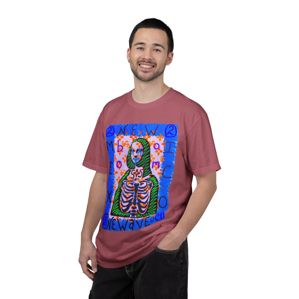 Mona Lisa T‑Shirt — Colorful Gothic Art Graphic Tee