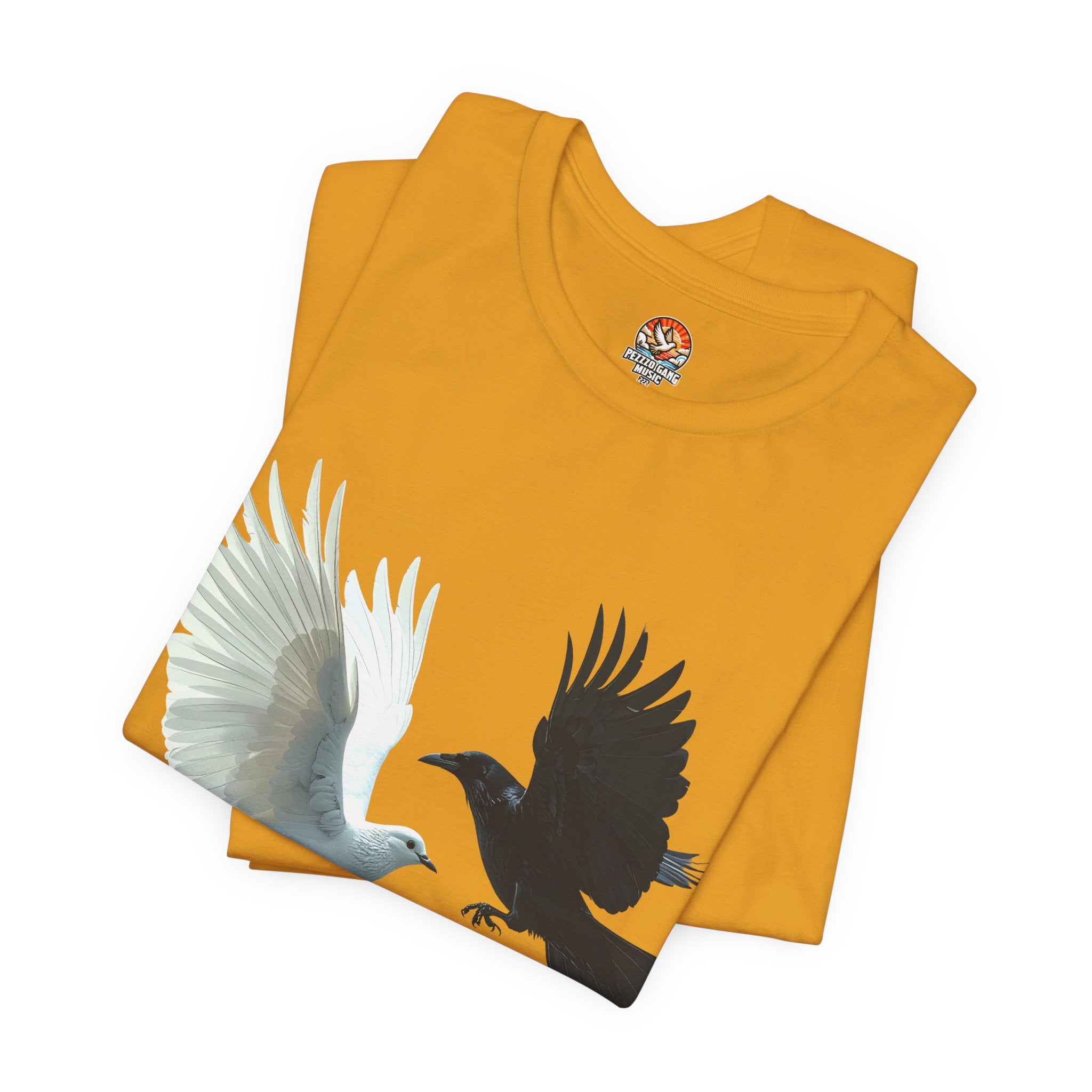 Pezzzo Gang & Mürder Crüe Crow Dove Collaboration Unisex Jersey Short Sleeve Tee