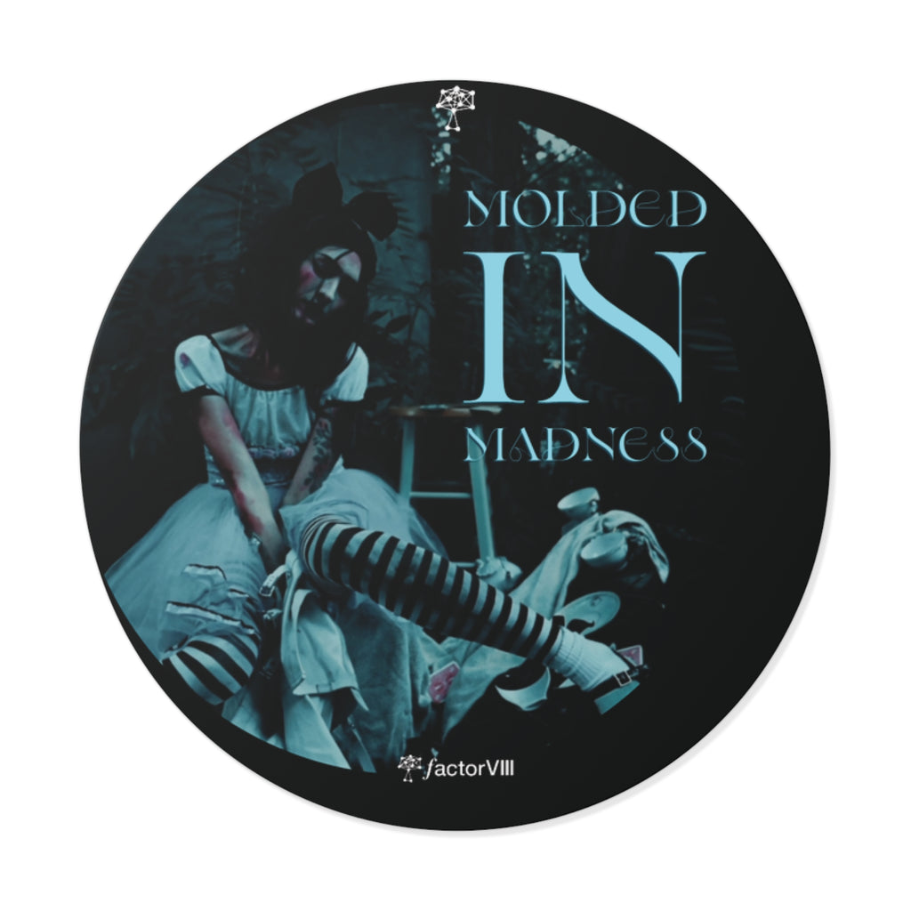 Molded in Madness  by Factor VIII Photography-  Vinyl Stickers – Unique Gothic Art Decor
