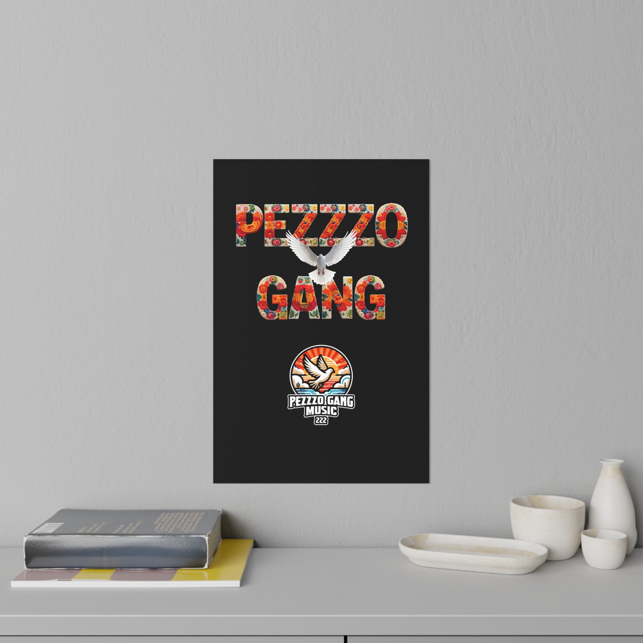 Wall Decal — Pezzzo Gang Music Orange Dove Poster