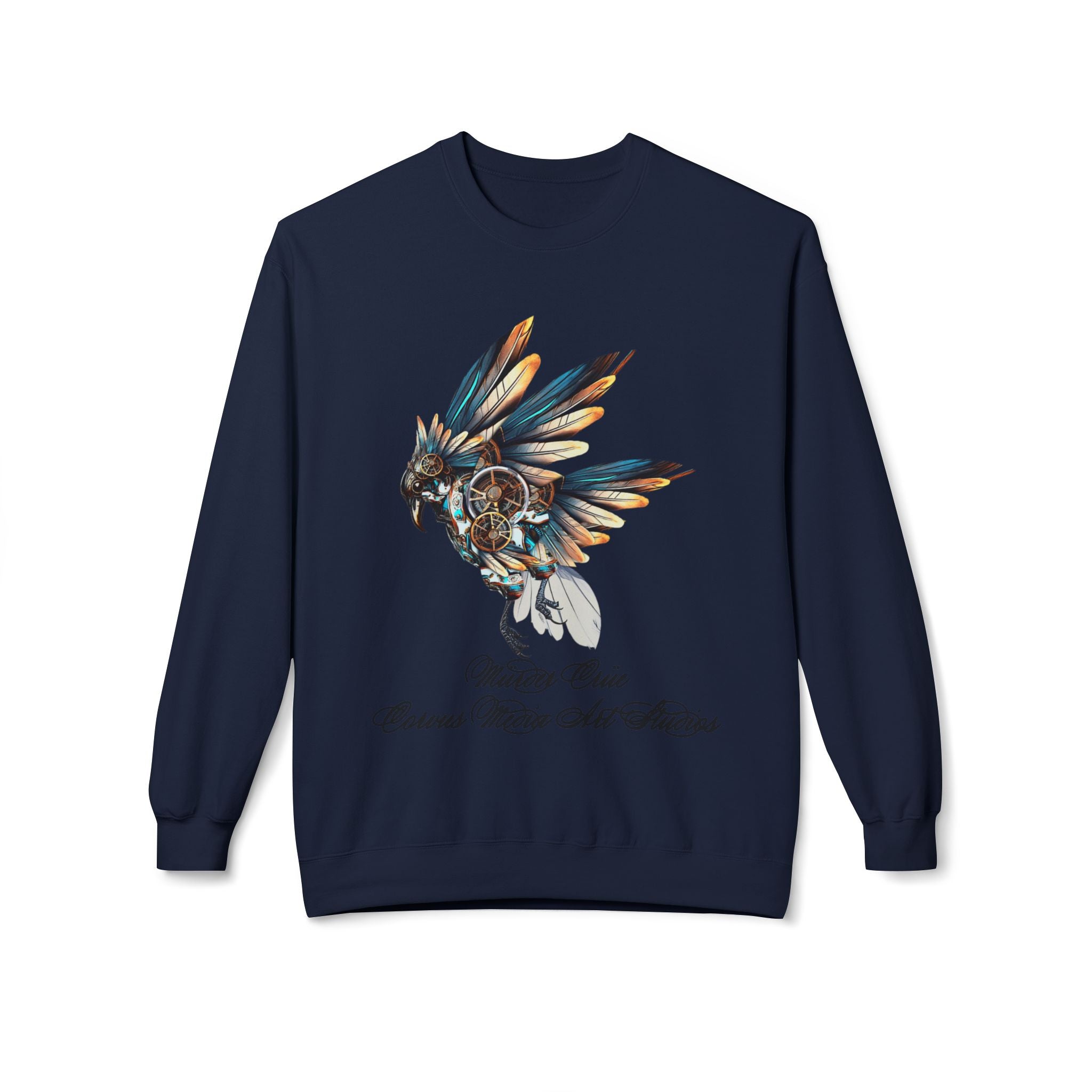 Native Dreamcatcher Eagle Crewneck Sweatshirt – 'Protect Our Cousins, Watch Our Futures'