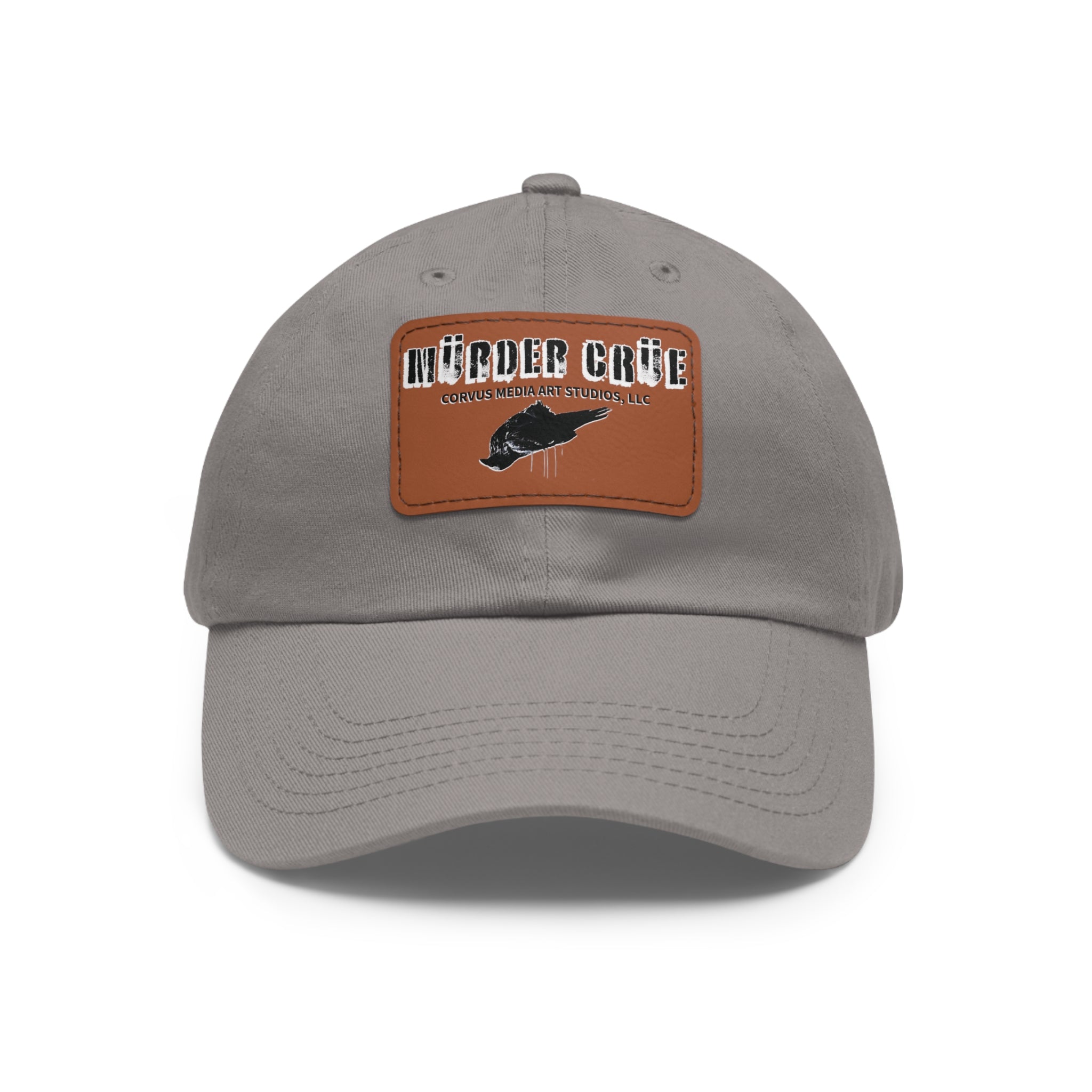 Mürder Crüe by Corvus- Dad Hat with Leather Patch - Perfect for Outdoor Adventures, Birthdays, and Everyday Wear, Casual Hat, Unique Gift, [...]