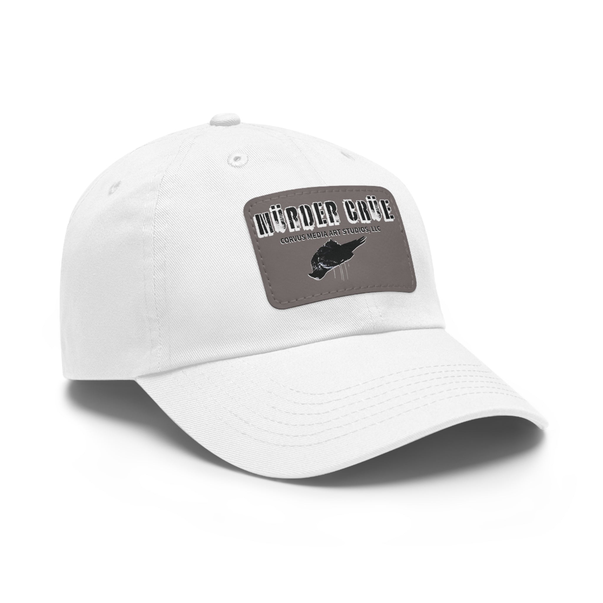 Mürder Crüe by Corvus- Dad Hat with Leather Patch - Perfect for Outdoor Adventures, Birthdays, and Everyday Wear, Casual Hat, Unique Gift, [...]