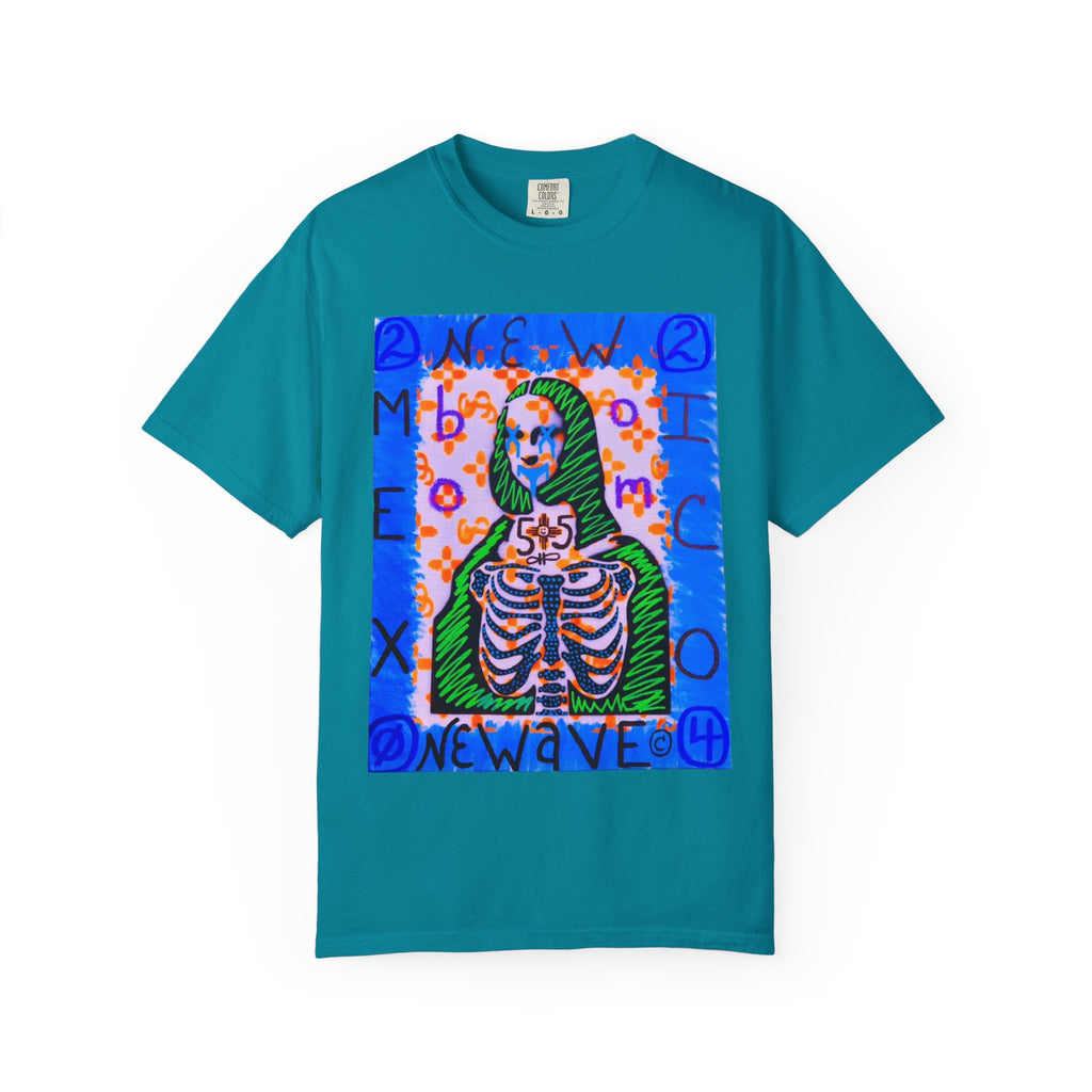 Mona Lisa T‑Shirt — Colorful Gothic Art Graphic Tee