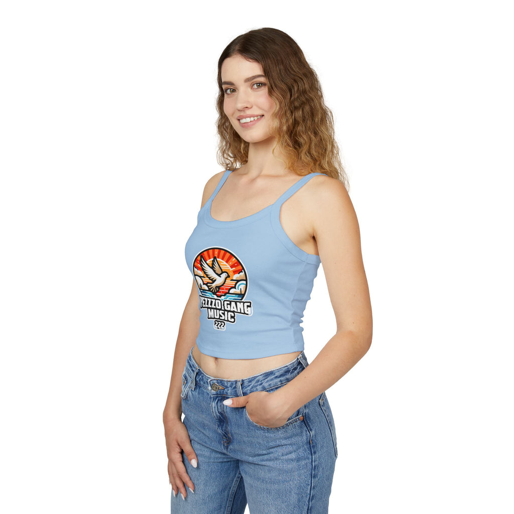 Pezzzo Gang Music Dove Crop Tank