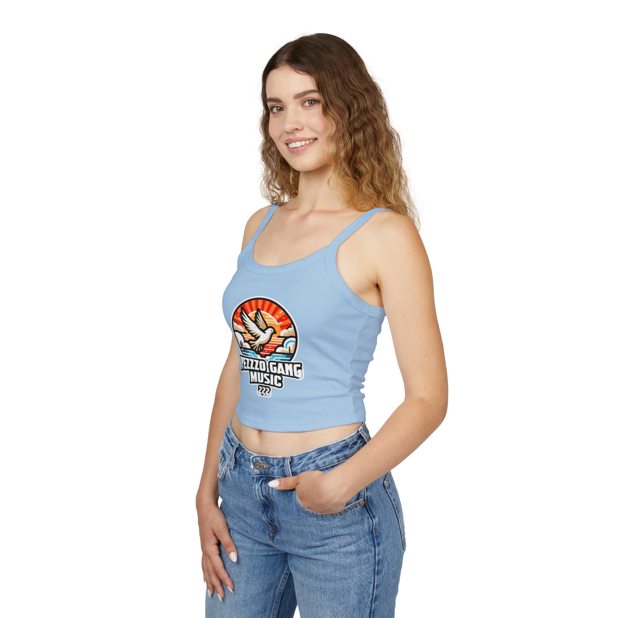 Pezzzo Gang Music Dove Crop Tank
