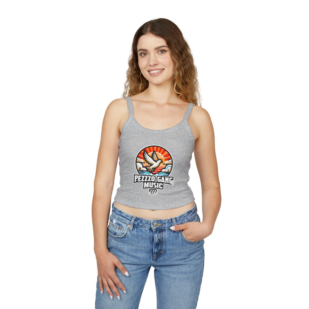 Pezzzo Gang Music Dove Crop Tank