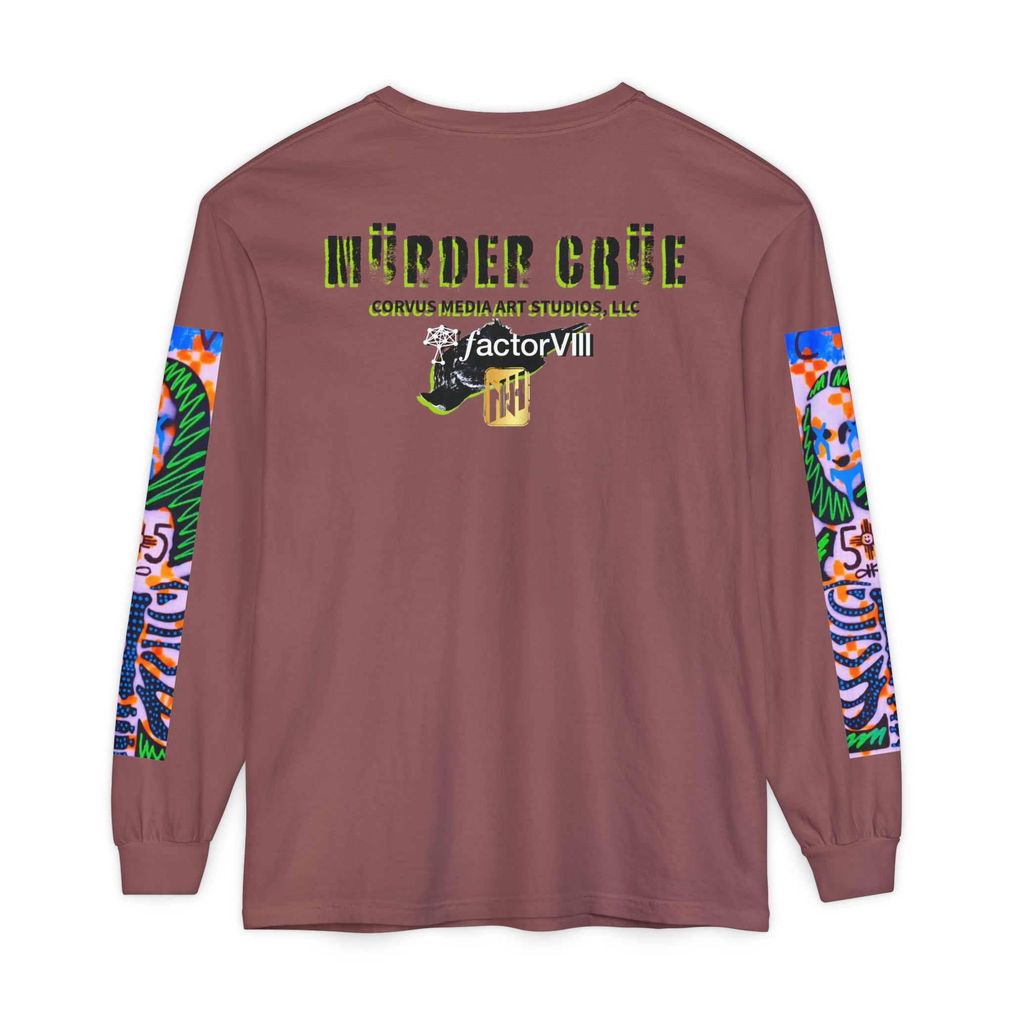 Skeleton Mona Lisa Long Sleeve Tee — 'New Wave' Graphic Shirt