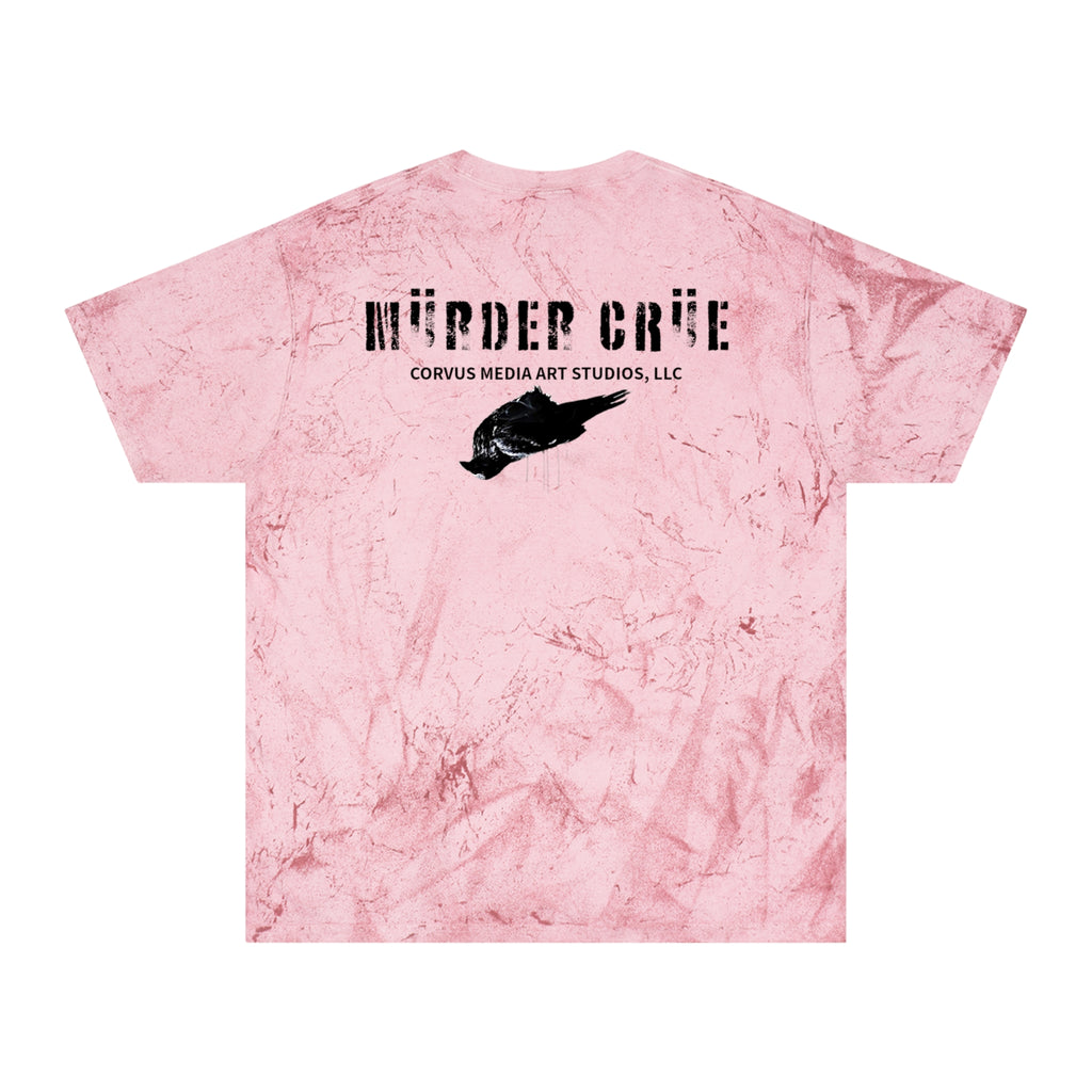 Mürder Crüe by Corvus- Color Blast Unisex T-Shirt, Artistic Tee, Unique Casual Wear, Creative Expression Apparel
