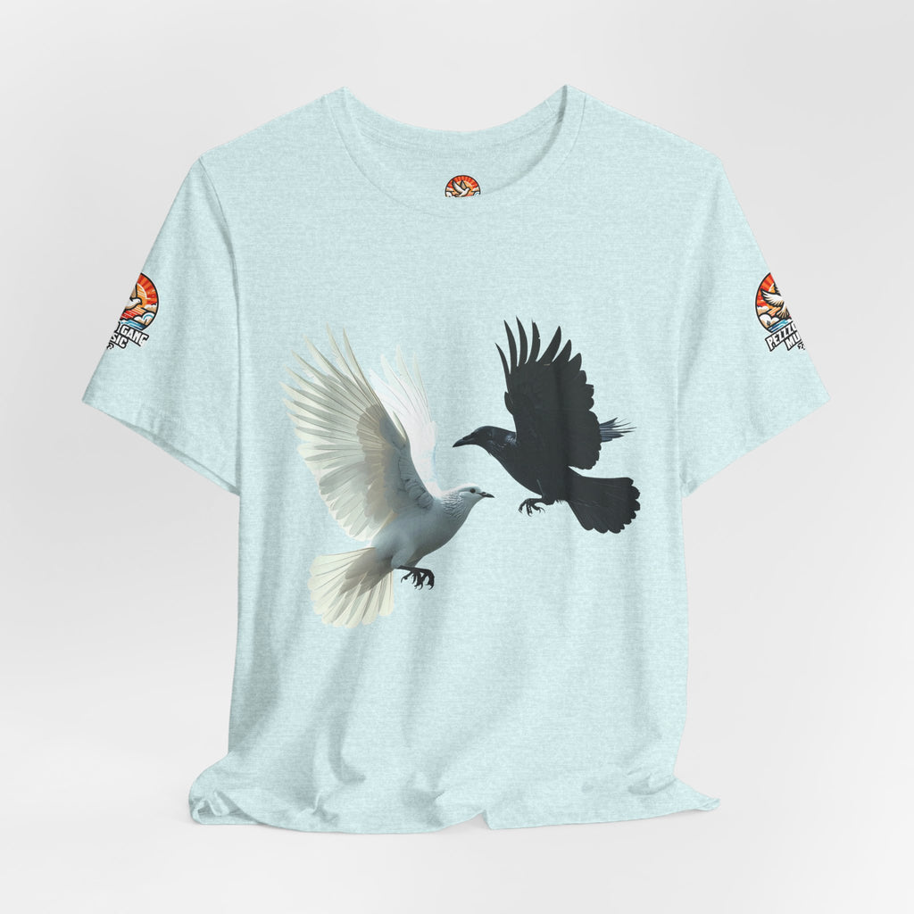 Pezzzo Gang & Mürder Crüe Crow Dove Collaboration Unisex Jersey Short Sleeve Tee