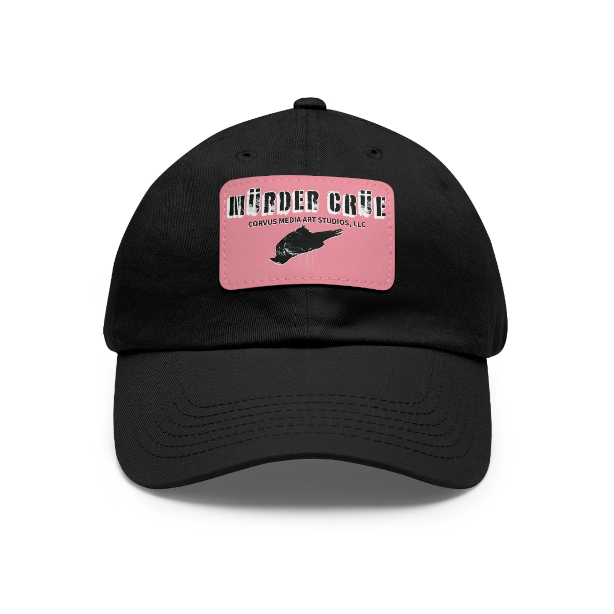 Mürder Crüe by Corvus- Dad Hat with Leather Patch - Perfect for Outdoor Adventures, Birthdays, and Everyday Wear, Casual Hat, Unique Gift, [...]