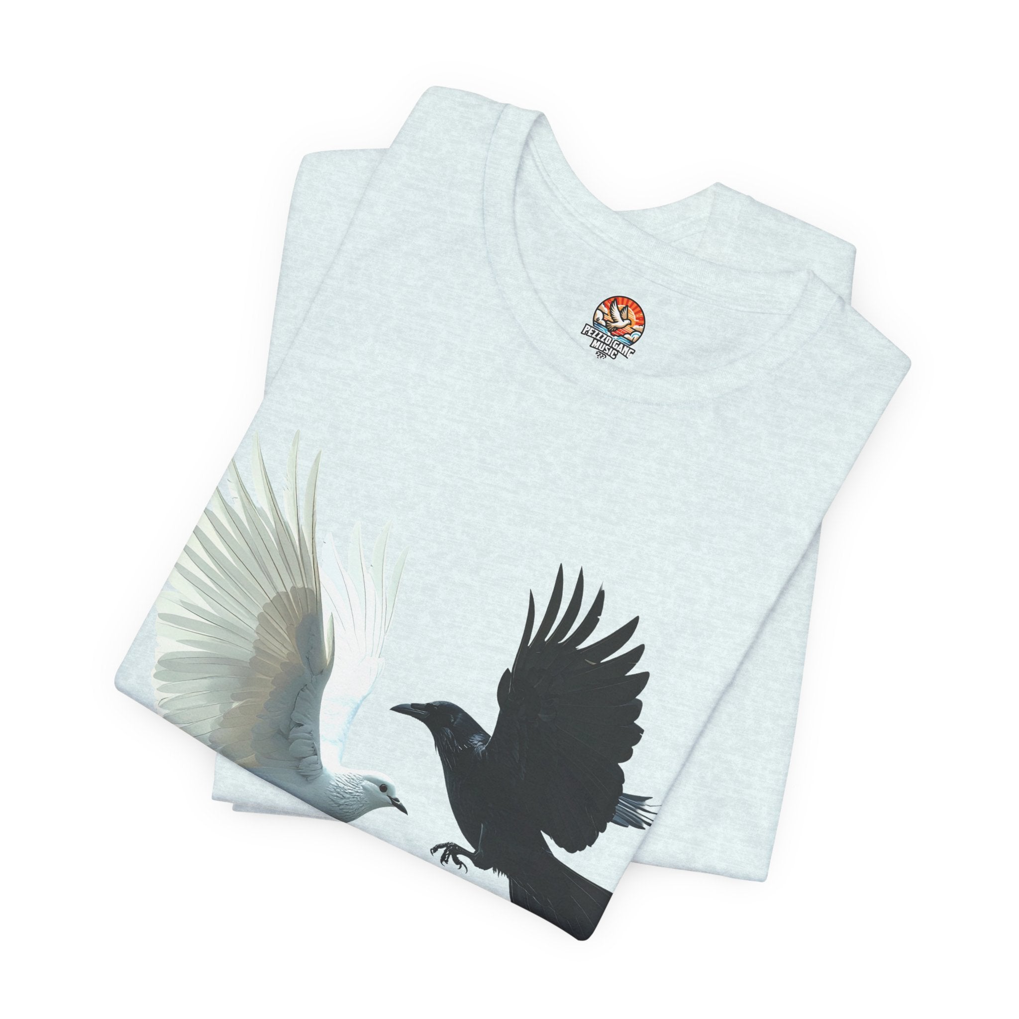 Pezzzo Gang & Mürder Crüe Crow Dove Collaboration Unisex Jersey Short Sleeve Tee