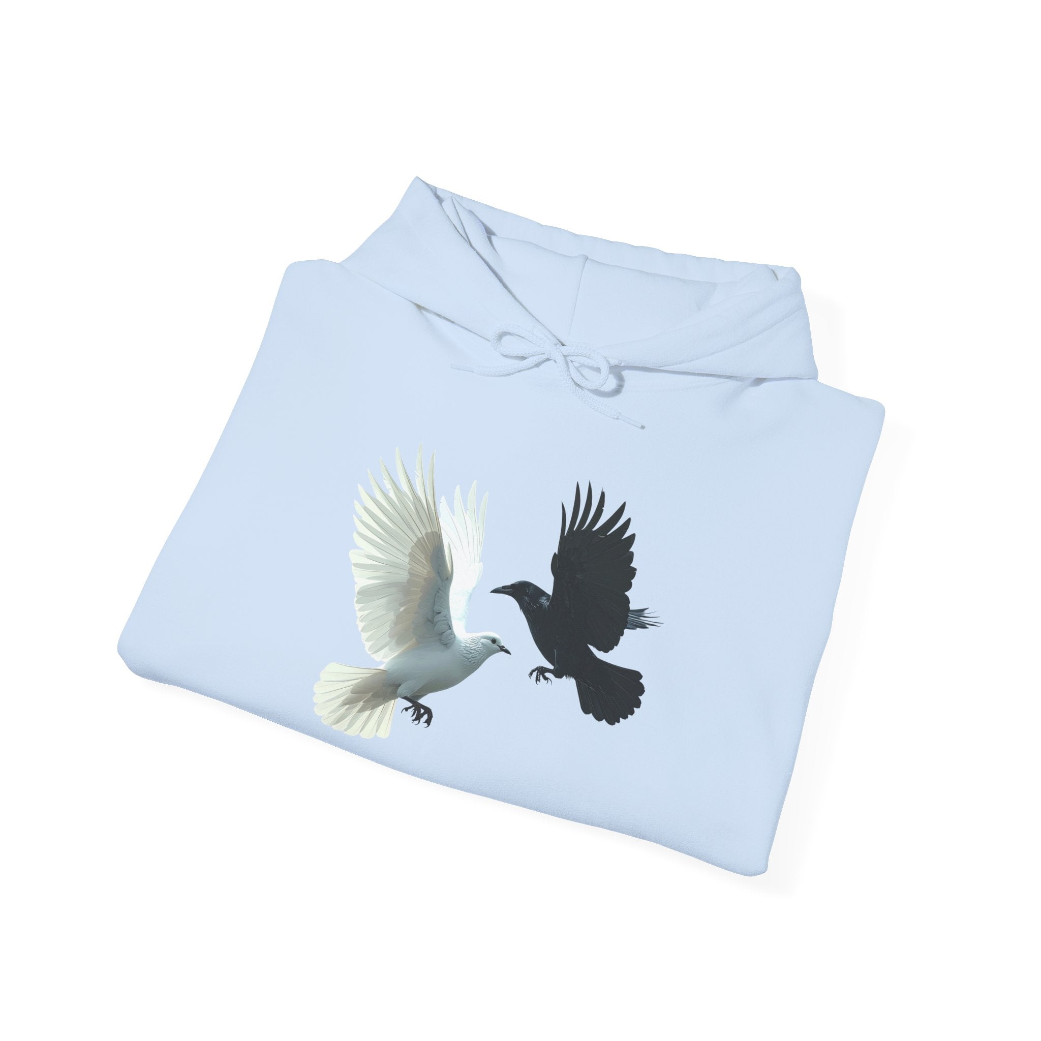 Pezzzo Gang & Mürder Crüe Collab Hoodie — Dove and Crow Contrast Graphic Pullover