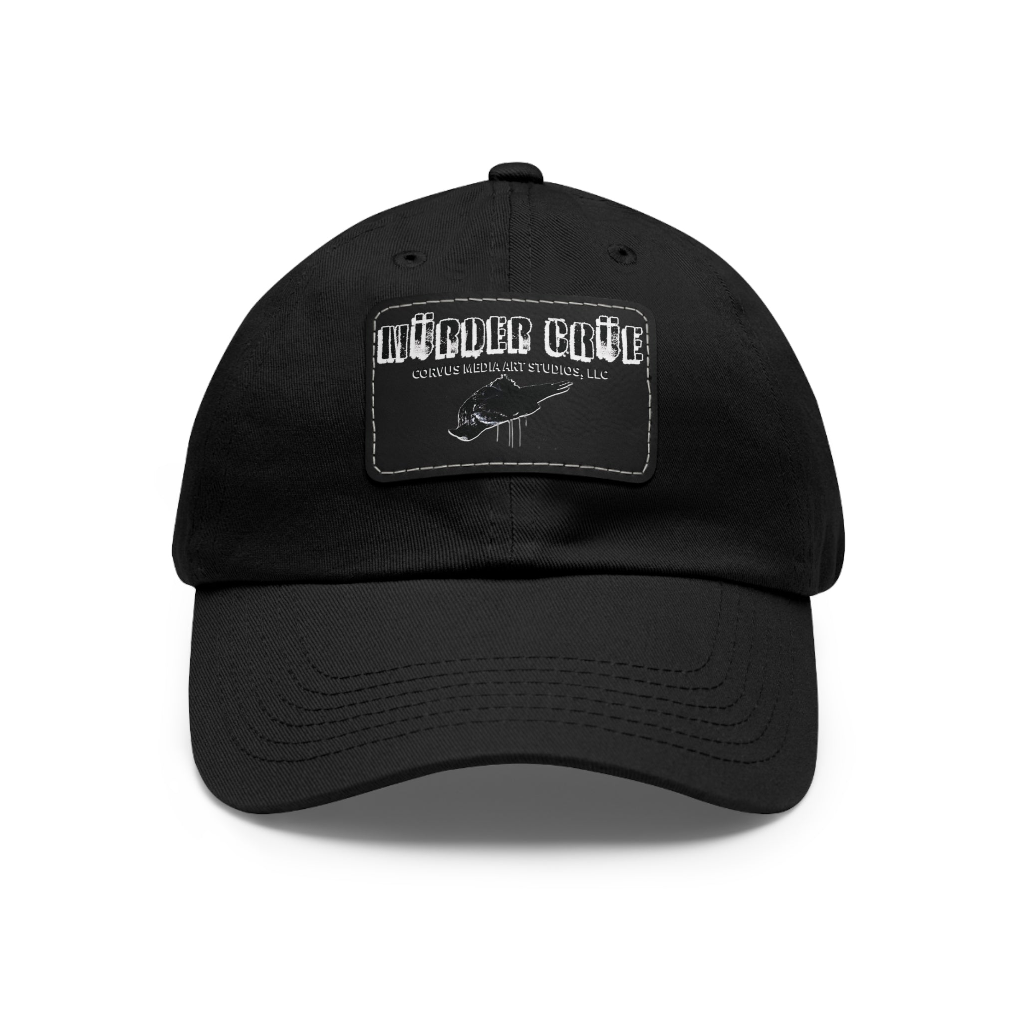 Mürder Crüe by Corvus- Dad Hat with Leather Patch - Perfect for Outdoor Adventures, Birthdays, and Everyday Wear, Casual Hat, Unique Gift, [...]