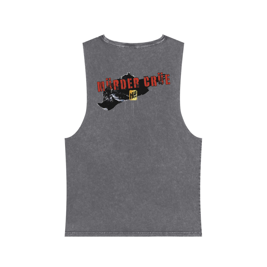 Came For The Tea by Nicholas Harvey-Stonewash Graphic Tank Top, Relaxed Summer Casual, Perfect for Music Festivals, Graphic Apparel for Men and Women, Streetwear