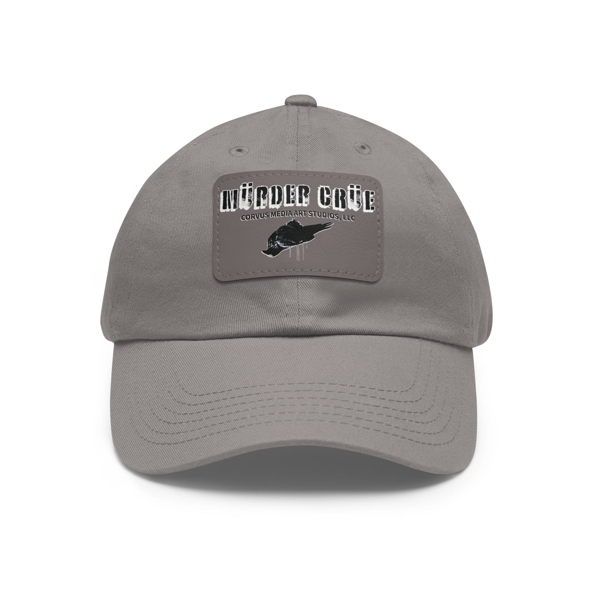 Mürder Crüe by Corvus- Dad Hat with Leather Patch - Perfect for Outdoor Adventures, Birthdays, and Everyday Wear, Casual Hat, Unique Gift, [...]