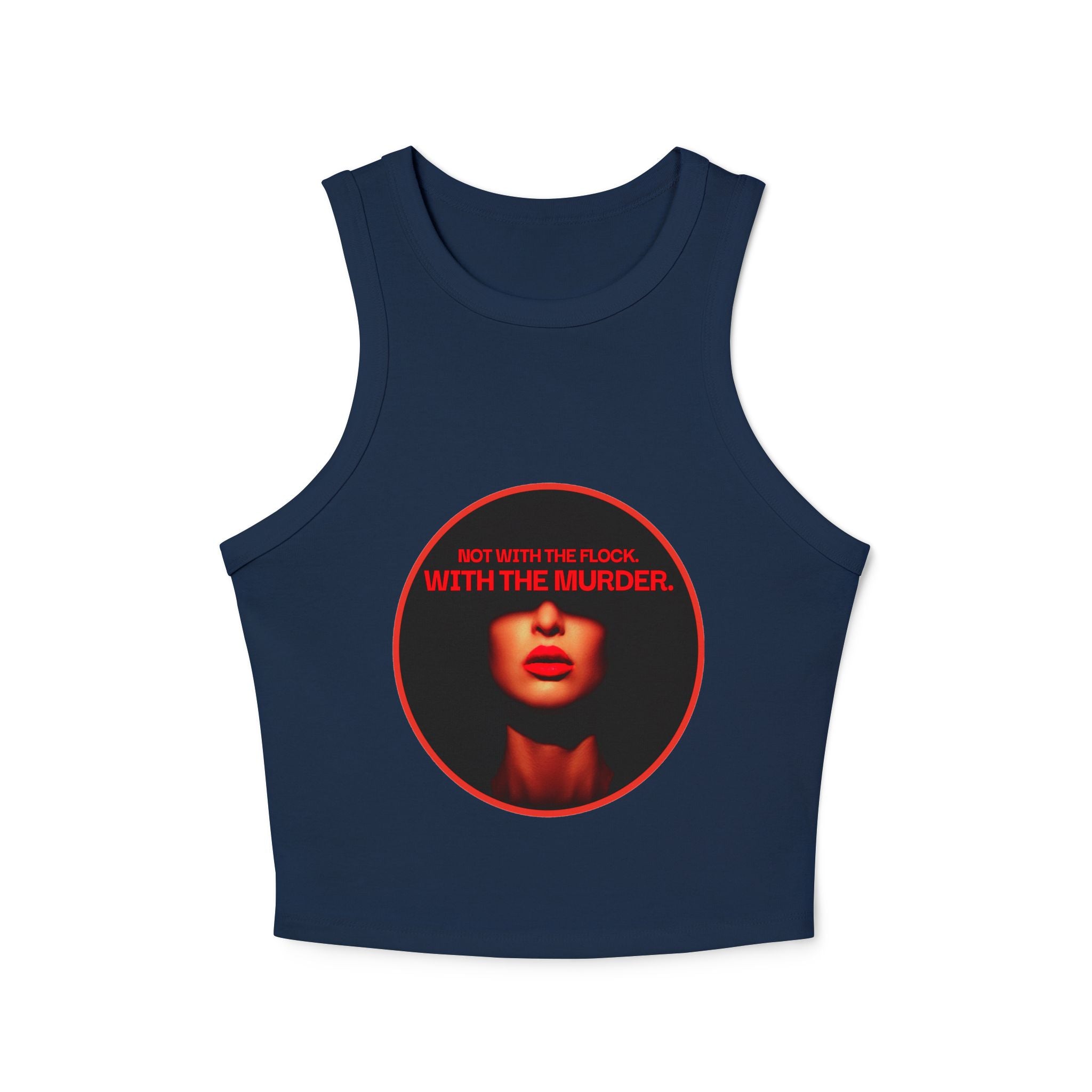 Not with the flock Racer Tank