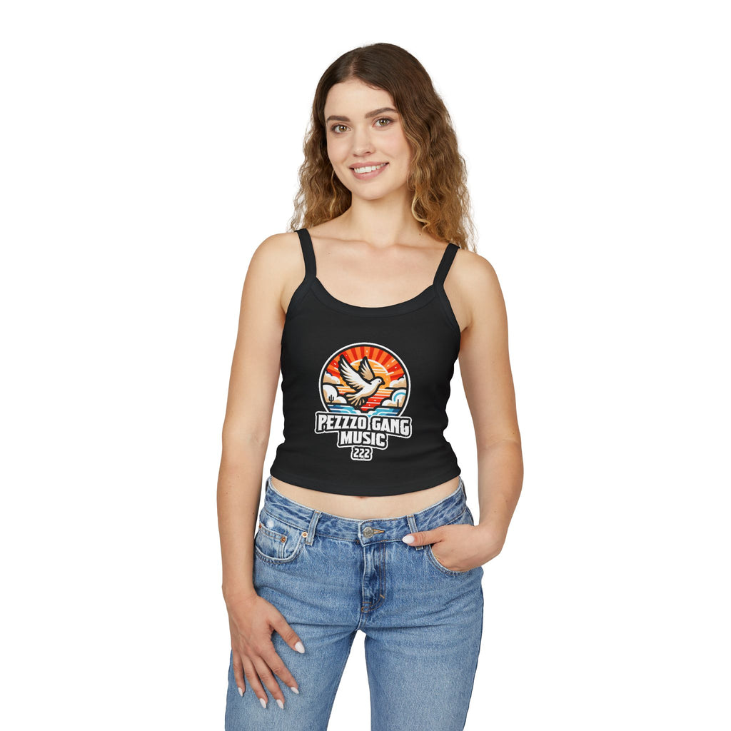 Pezzzo Gang Music Dove Crop Tank