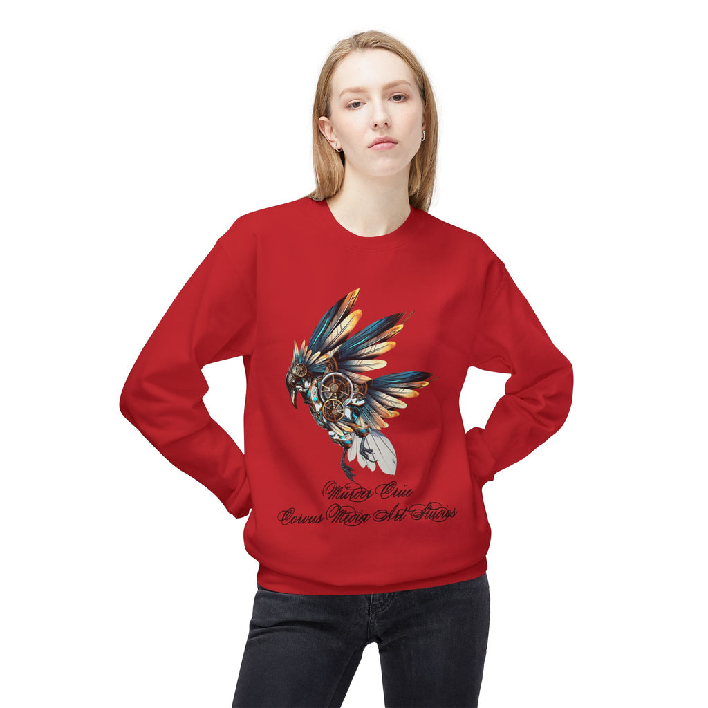 Native Dreamcatcher Eagle Crewneck Sweatshirt – 'Protect Our Cousins, Watch Our Futures'