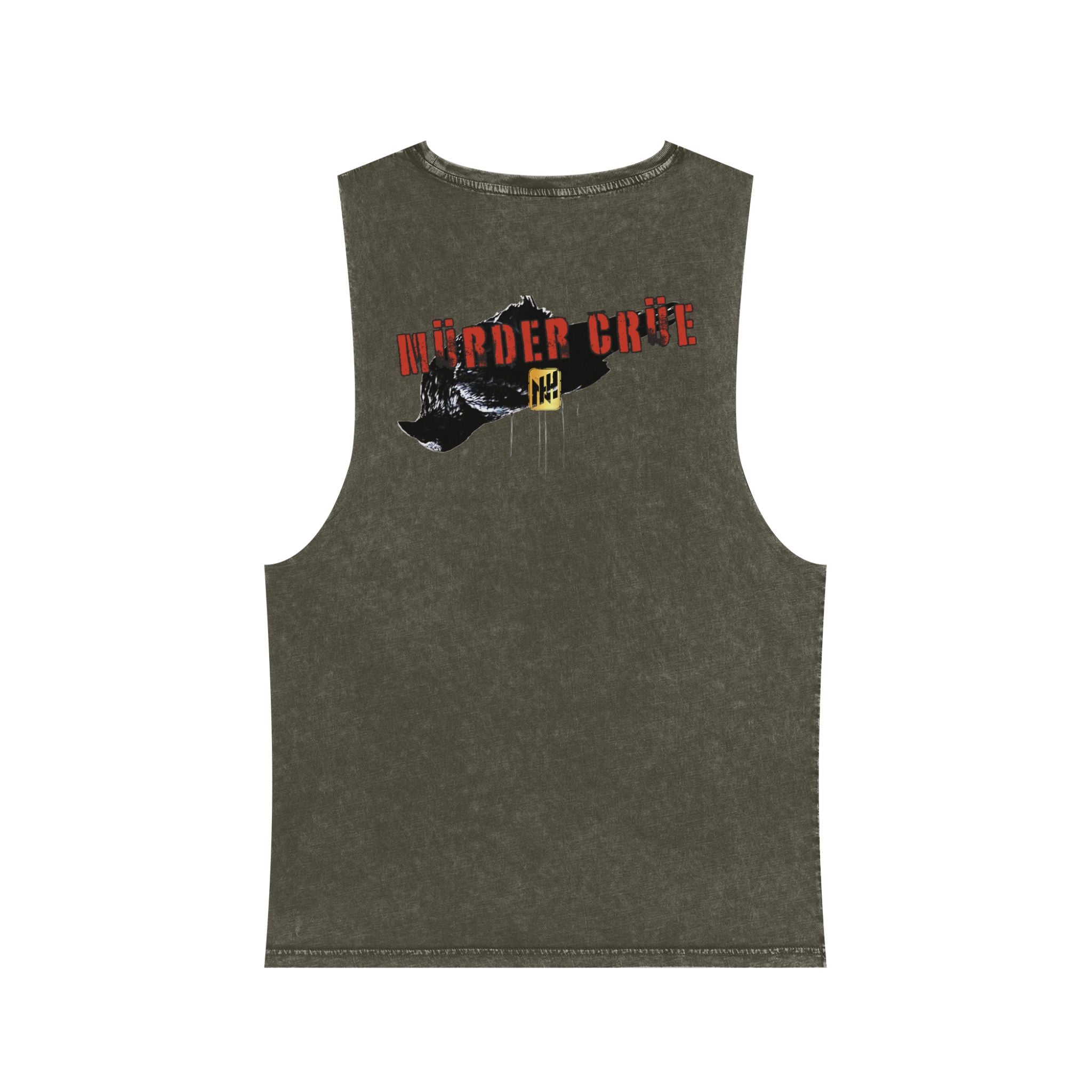 Dapper but Deeply Disturbed by Nicholas Harvey- Co-Stonewash Graphic Tank Top, Relaxed Summer Casual, Perfect for Music Festivals, Graphic Apparel for Men and Women, Streetwear