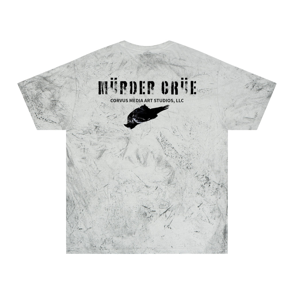 Mürder Crüe by Corvus- Color Blast Unisex T-Shirt, Artistic Tee, Unique Casual Wear, Creative Expression Apparel