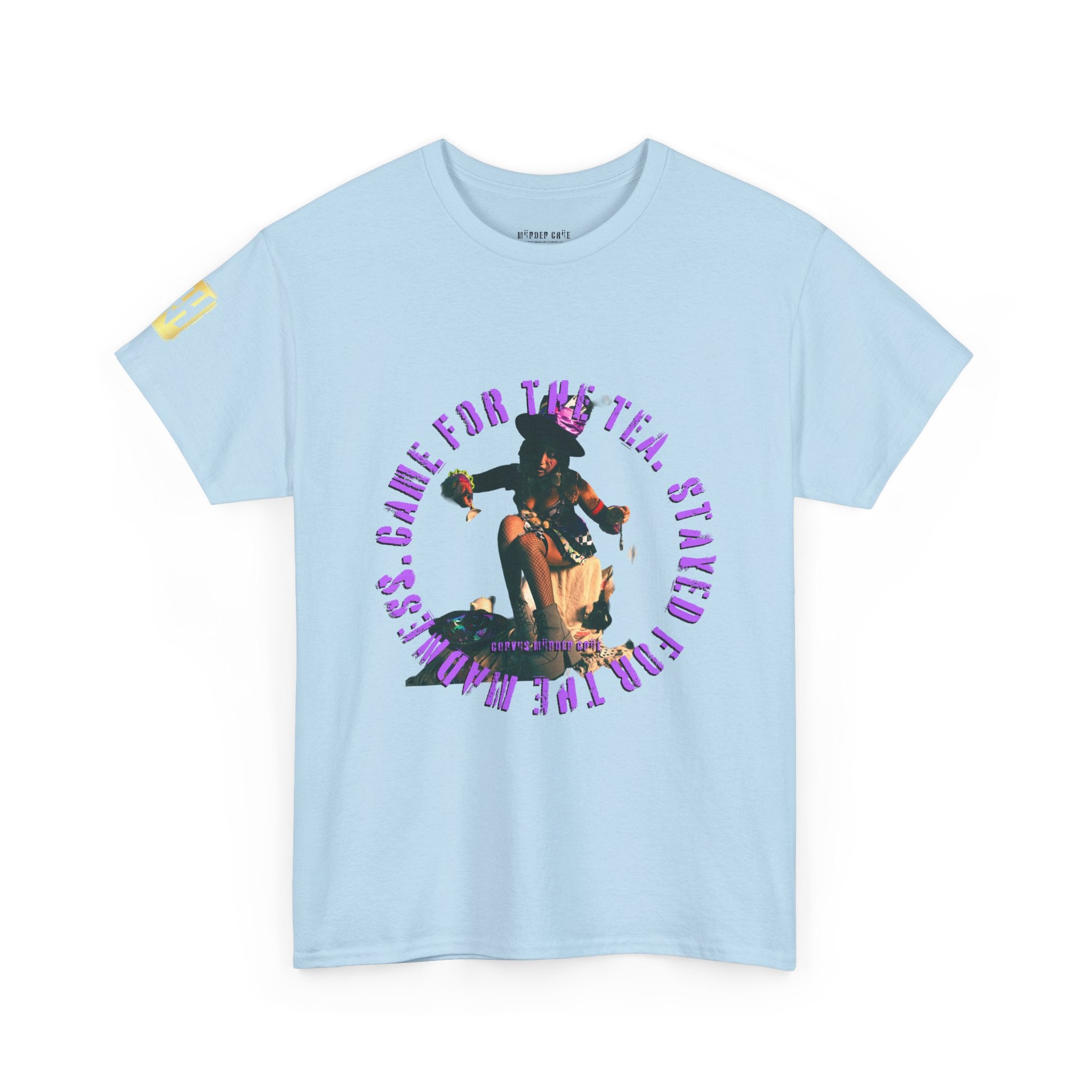 Came For The Tea by Nicholas Harvey- Featuring Veil of The Fae- Unisex Cotton Tee - 'Came for the Tea, Stayed for the Vibes' Shirt