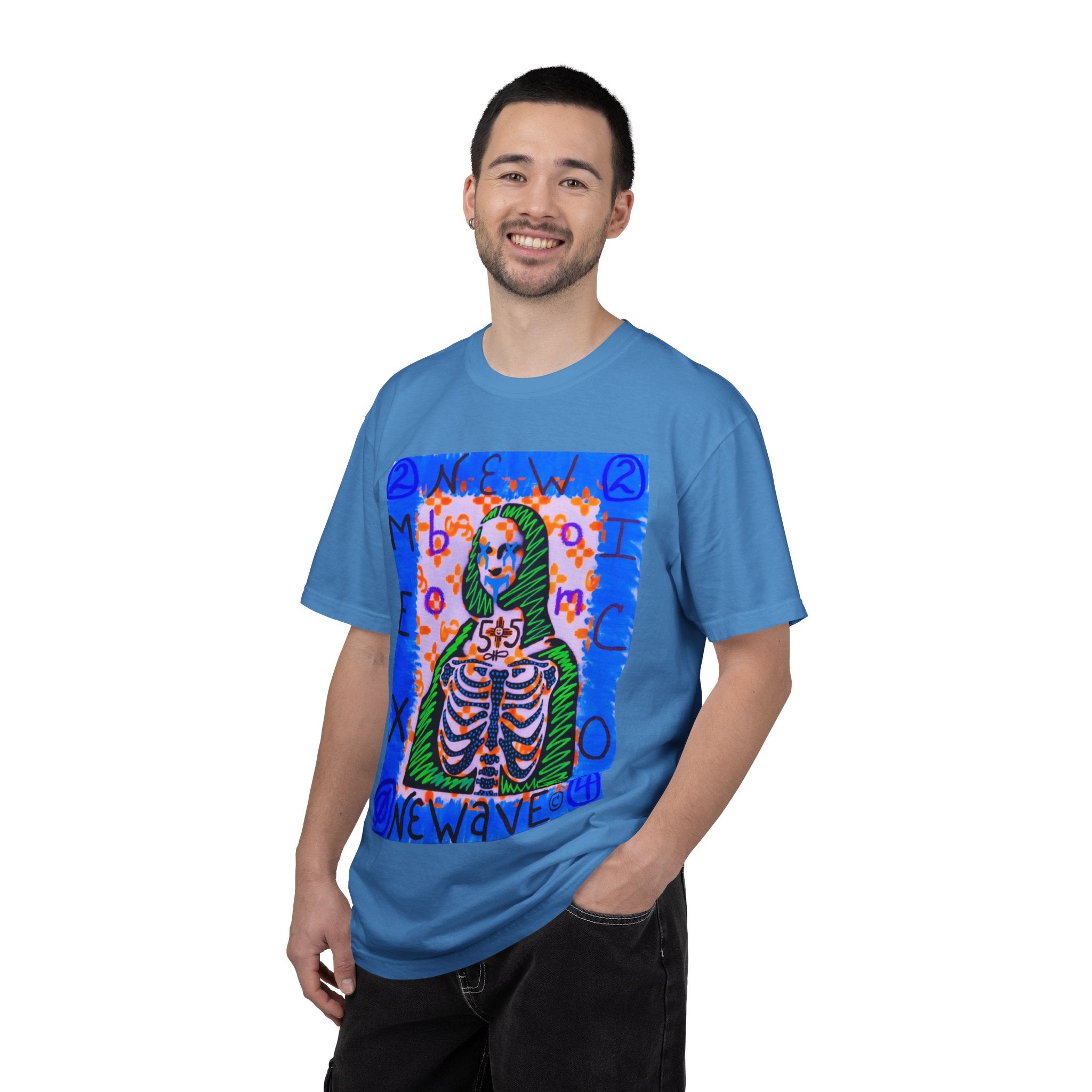 Mona Lisa T‑Shirt — Colorful Gothic Art Graphic Tee